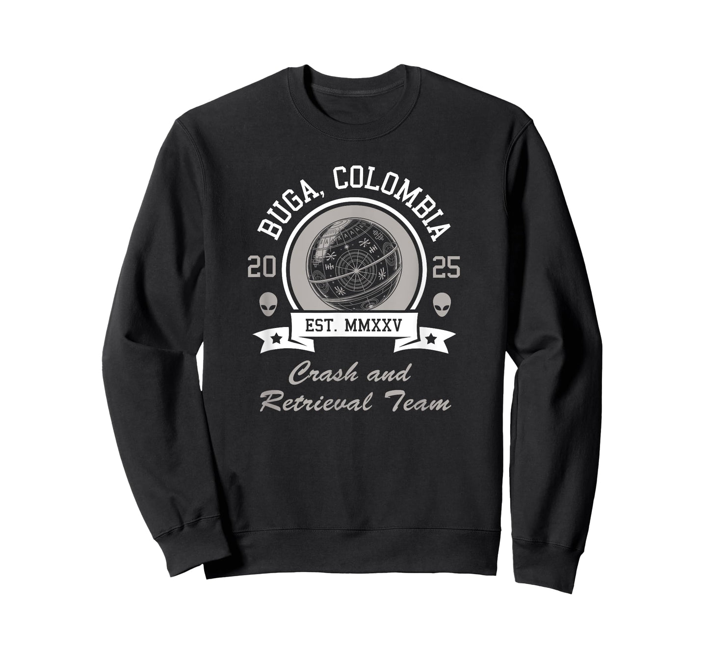 Buga Sphere UFO Colombia Crash and retrieval funny T-Shirt