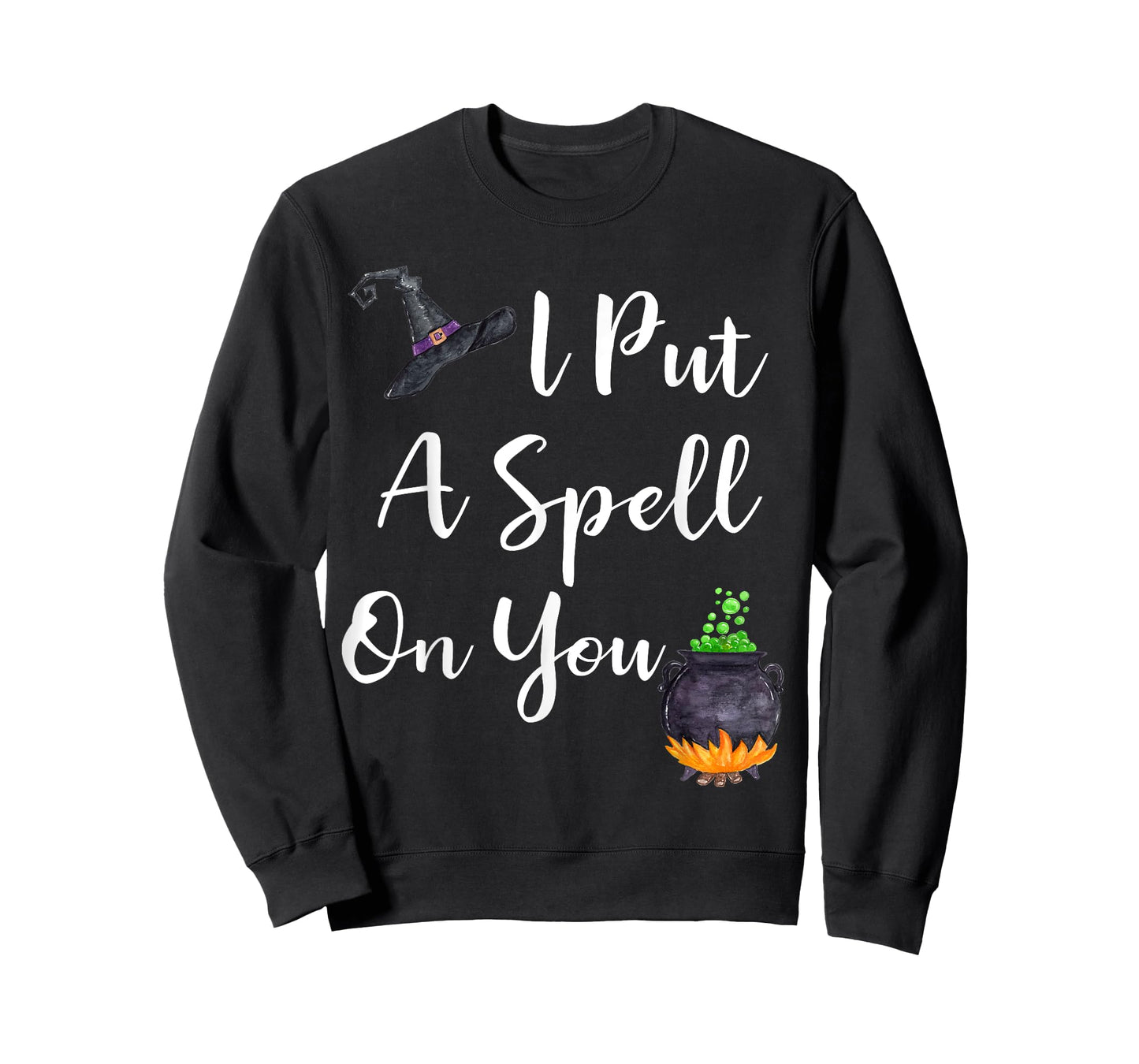 I Put a Spell on You T-Shirt for Women Halloween Witches Tee