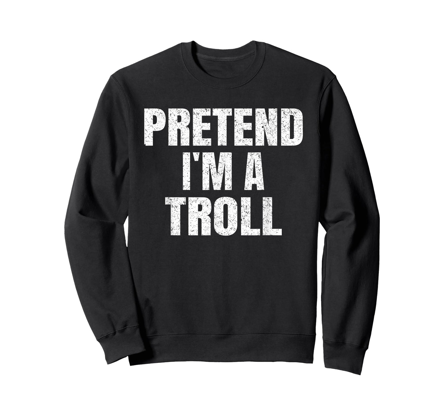 Pretend I'm A Troll Family Group Lazy Easy Halloween Costume T-Shirt