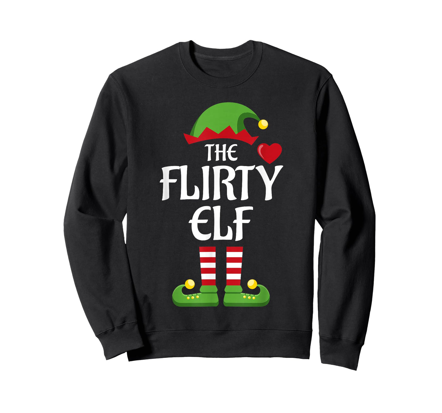 Flirty Elf Family Matching Group Christmas T-Shirt