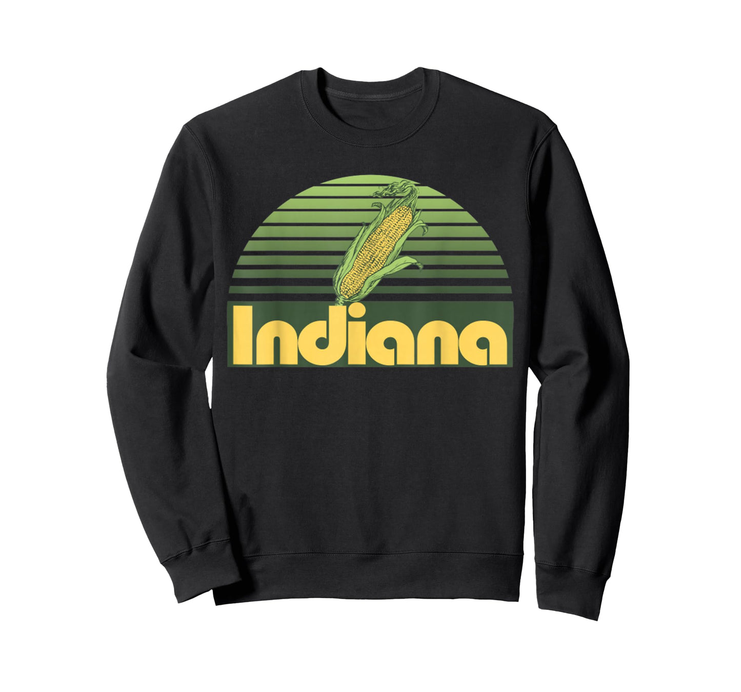 Vintage Indiana State T-Shirt Indiana Home Borned Raised T-Shirt