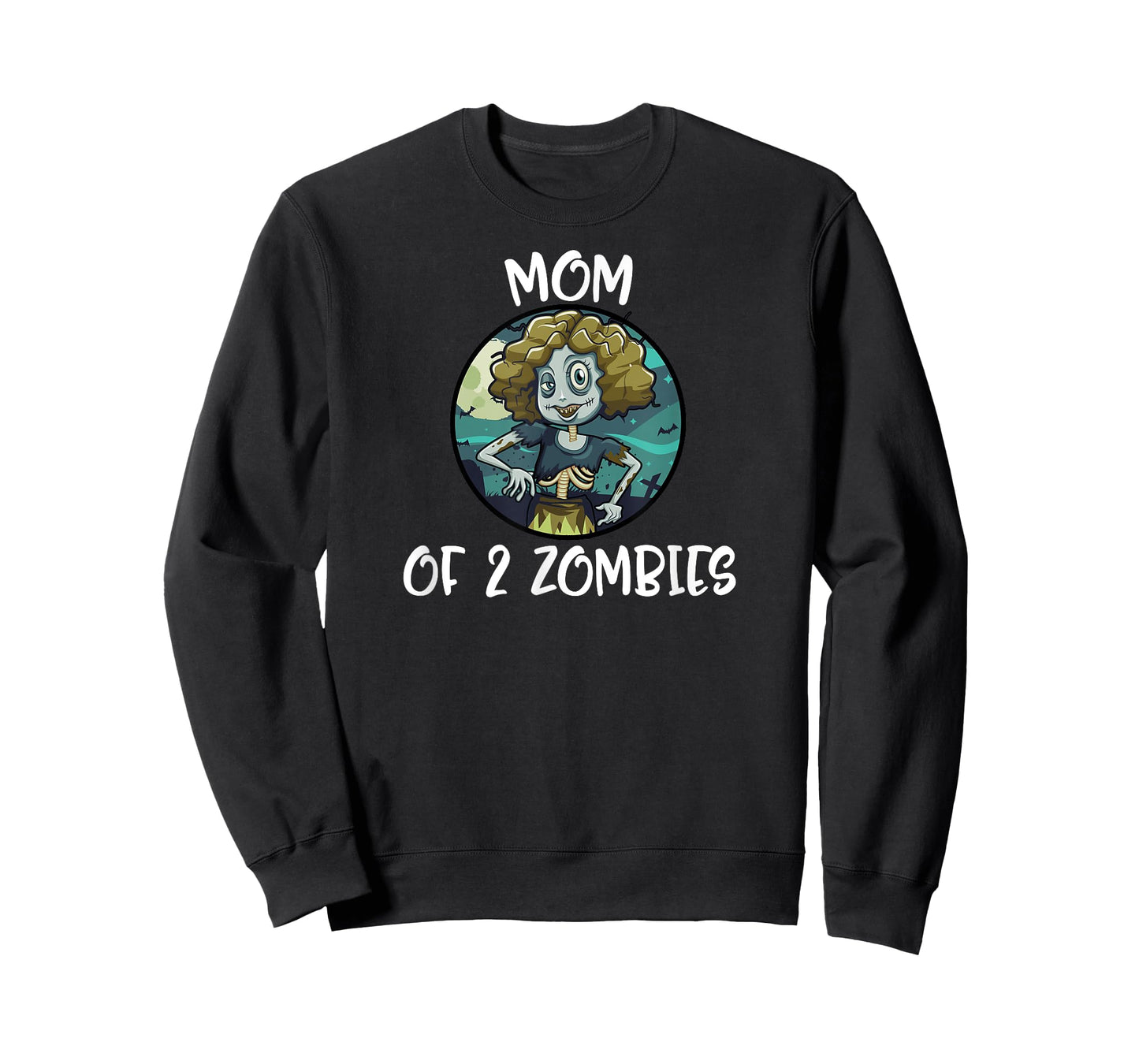 Mother's Day Mom Of 2 Zombies Women Gift T-Shirt