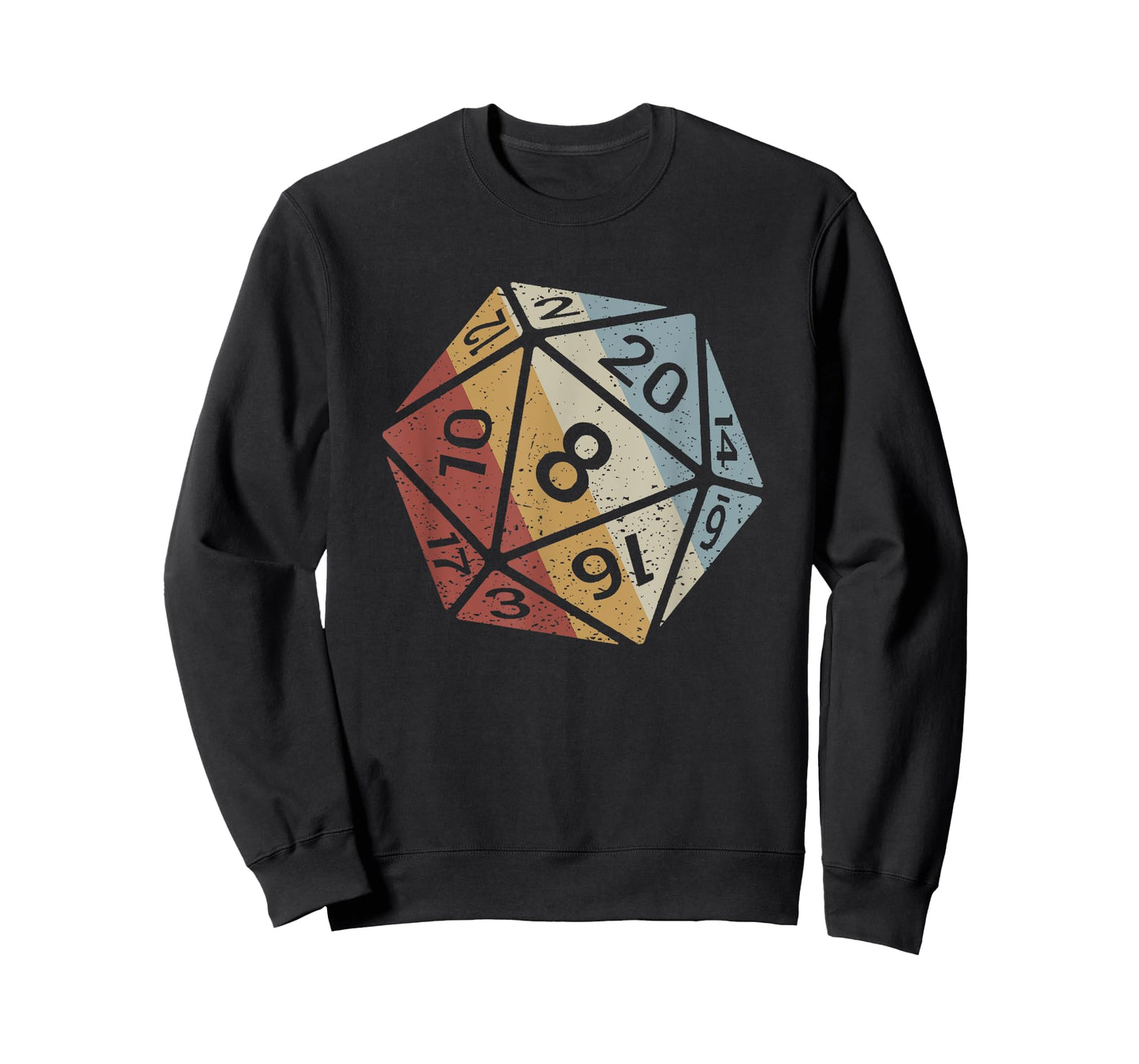 20 Sided Dice Retro Style Vintage T-Shirt
