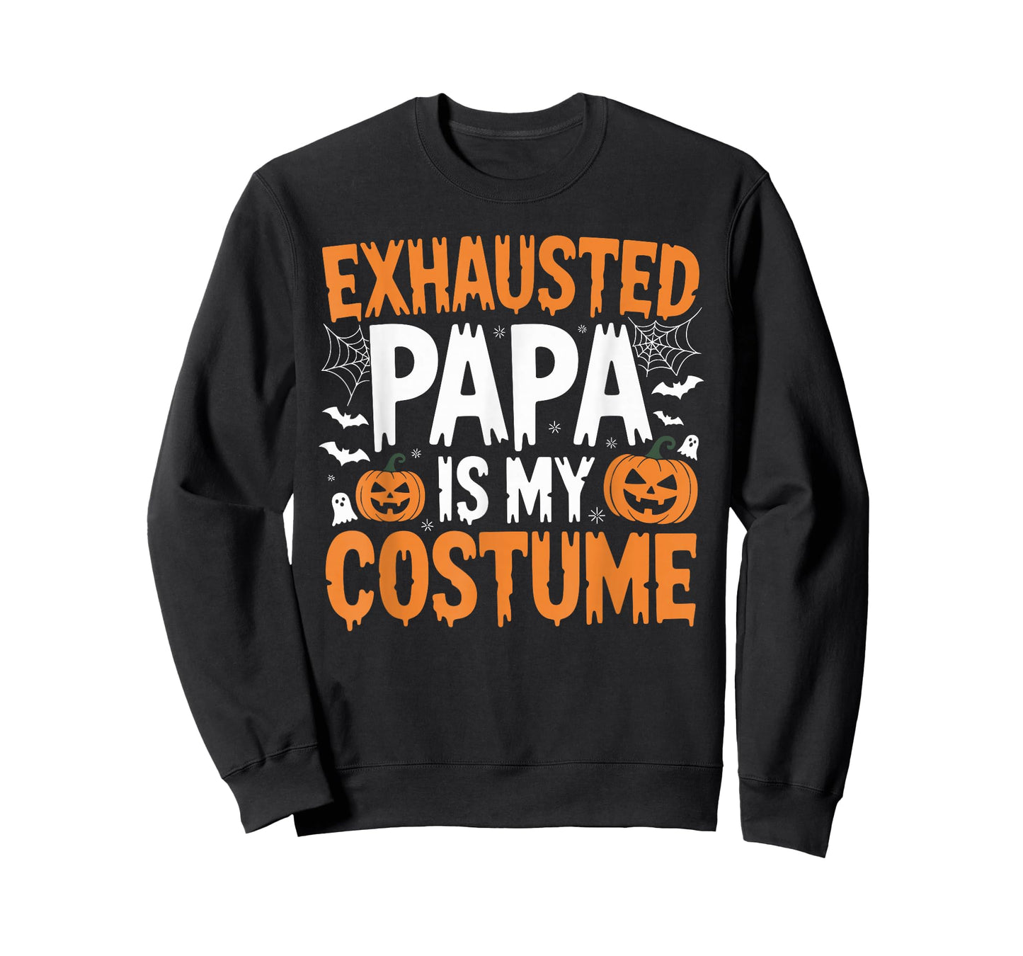 Funny Tired Papa Dad Halloween Costume for Cool Father Women T-Shirt