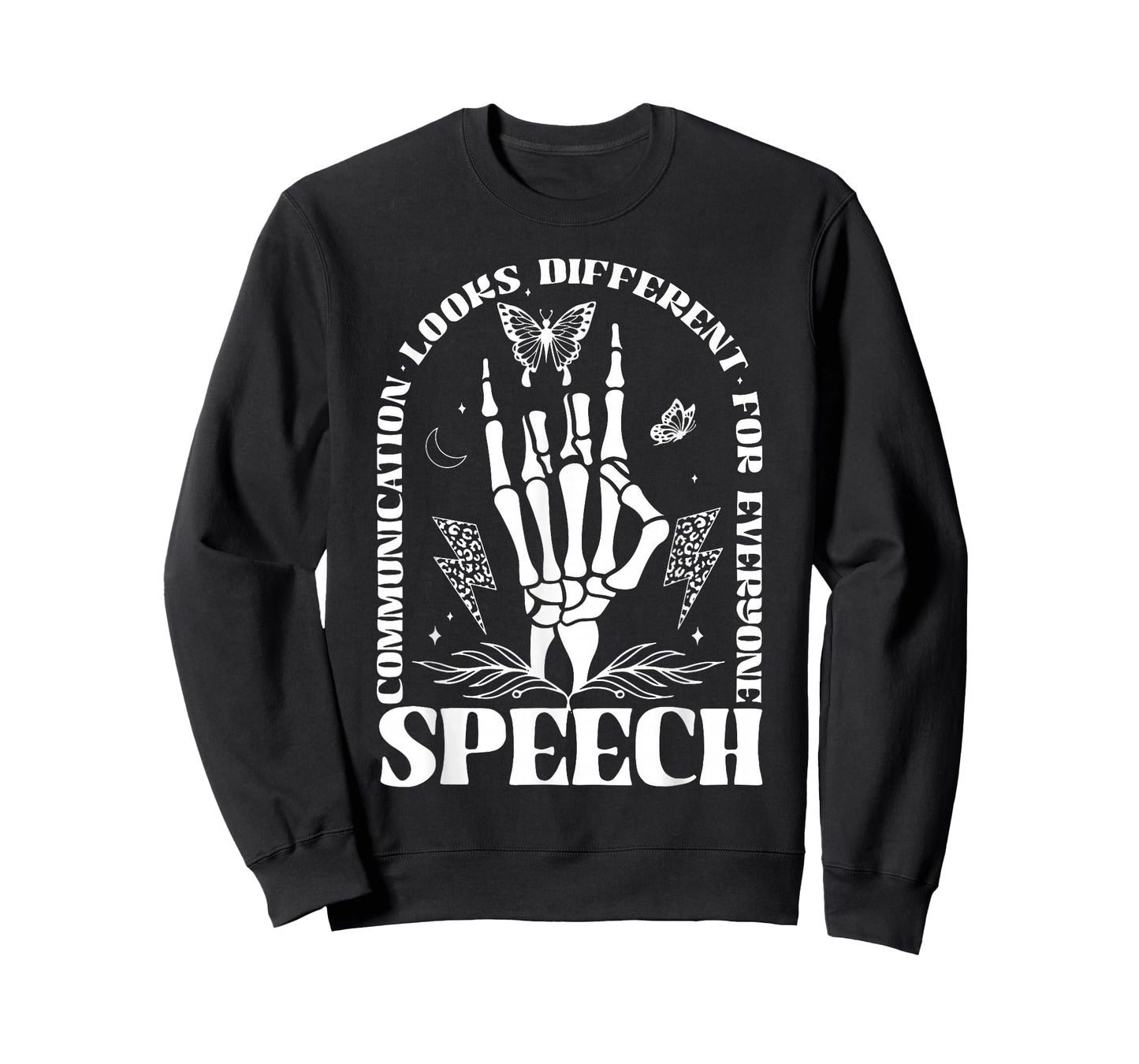 Speech Language Pathologist Skeleton Hand SLP Speech Therapy T-Shirt