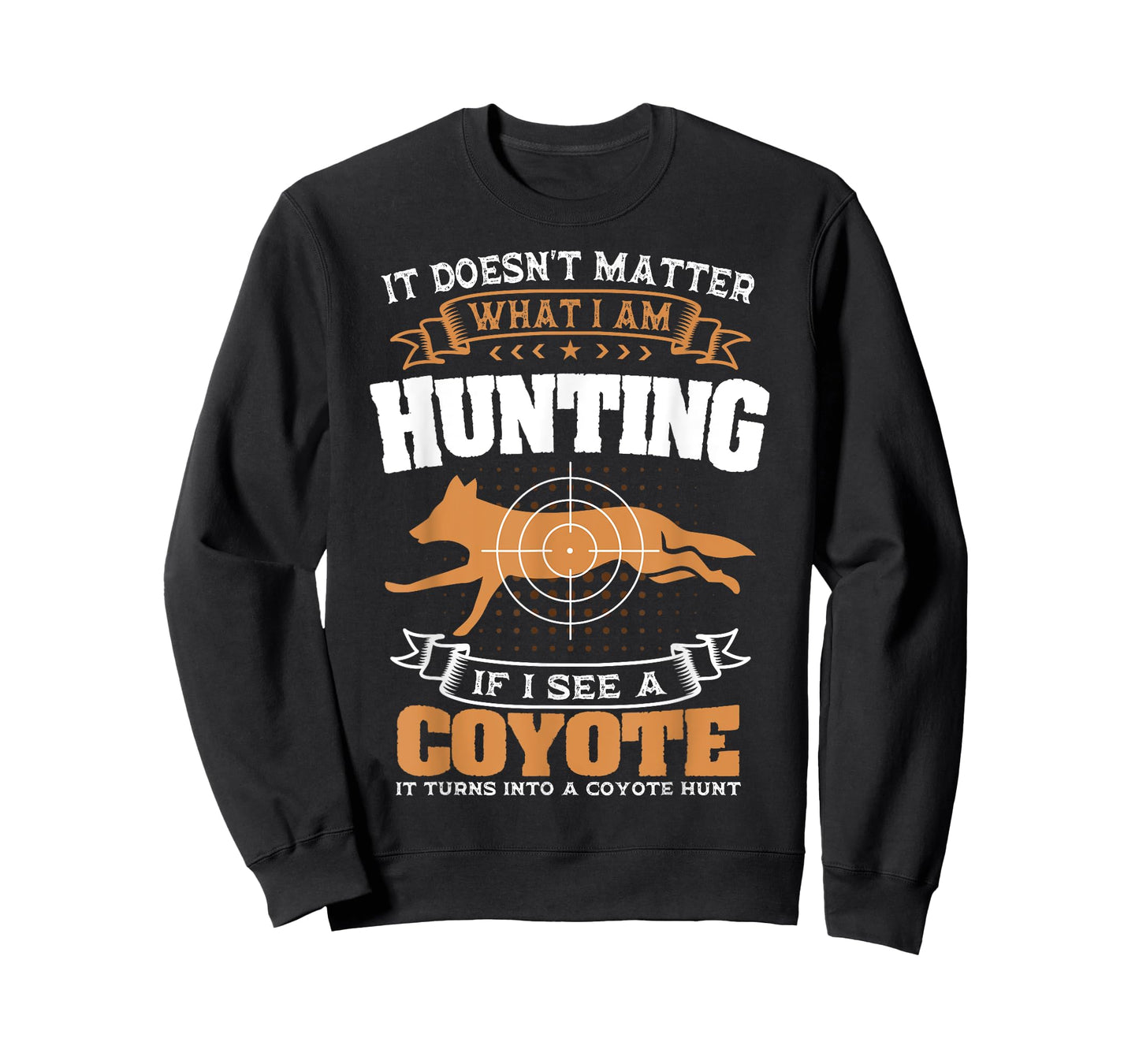 Coyote Hunting Huntsman Prairie Wolf Hunter American Jackal T-Shirt