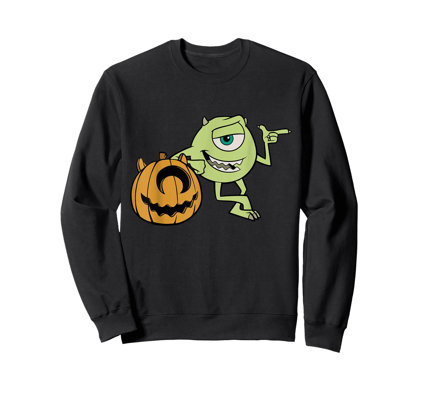 Disney Pixar Mike Halloween Pumpkin Pose T-Shirt