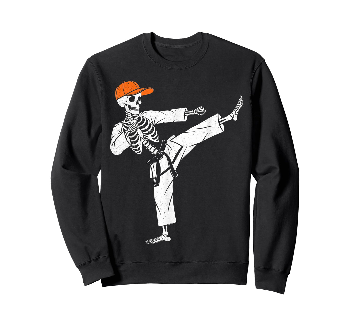 Skeleton Karate Halloween Funny Spooky Skeleton Karate T-Shirt