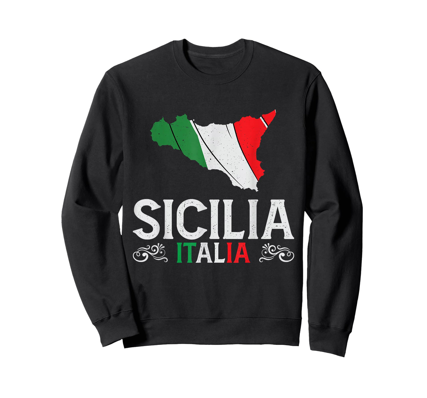 Sicily Italy - Sicily Souvenir Silhouette Sicily T-Shirt