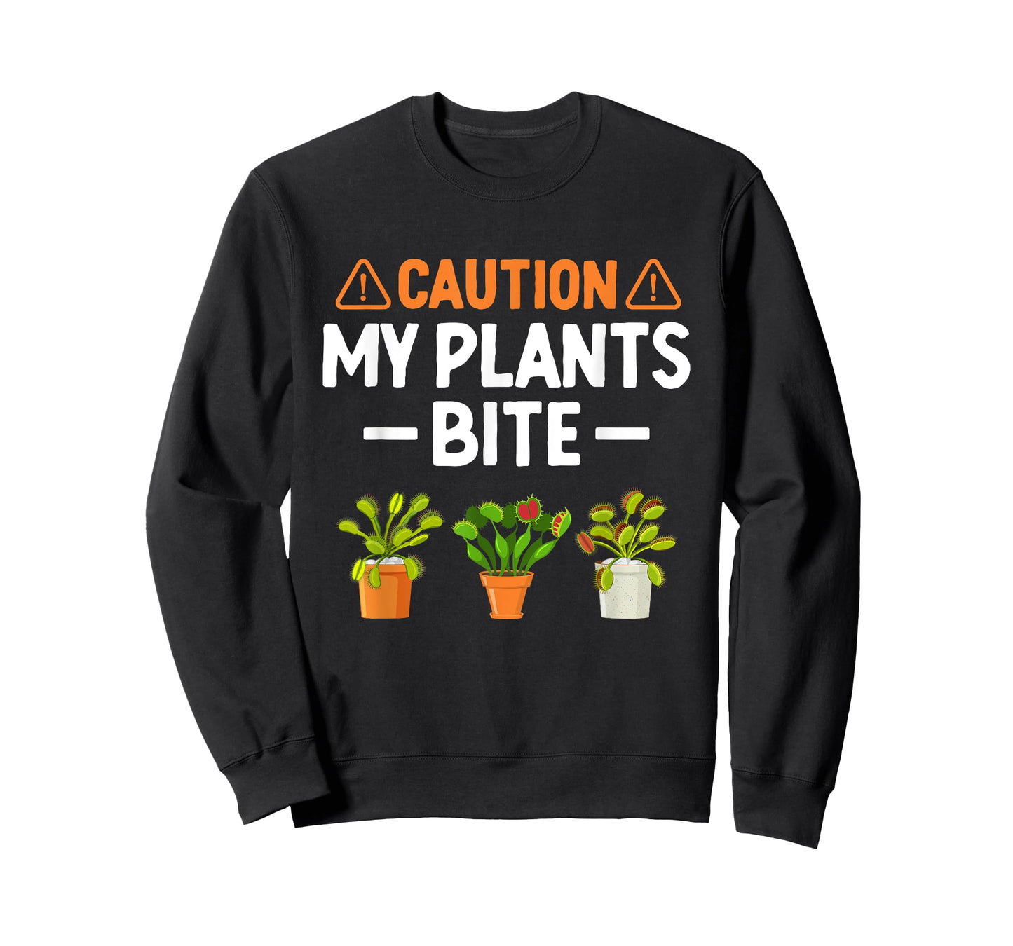 Monster Plant Gardening Lover Funny Youth Venus Fly Trap T-Shirt