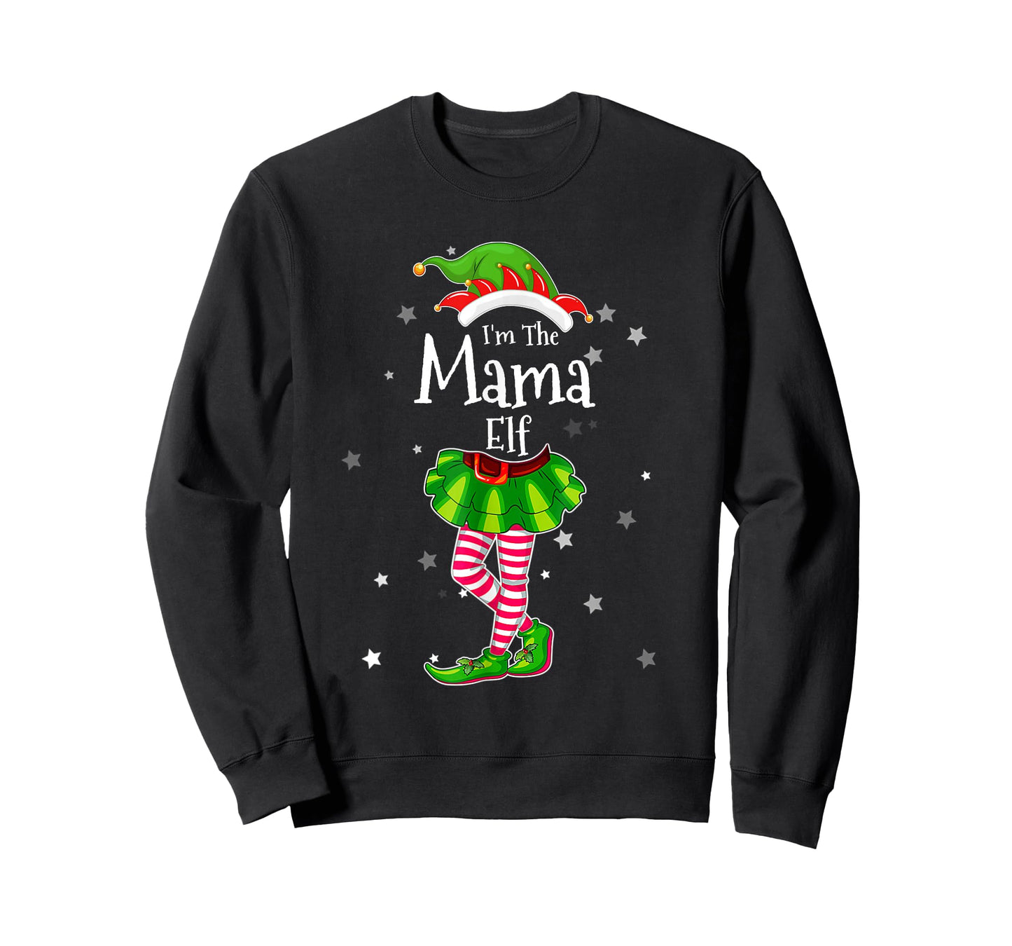 I'm The Mama Elf T-Shirt Matching Christmas Costume 2022 T-Shirt
