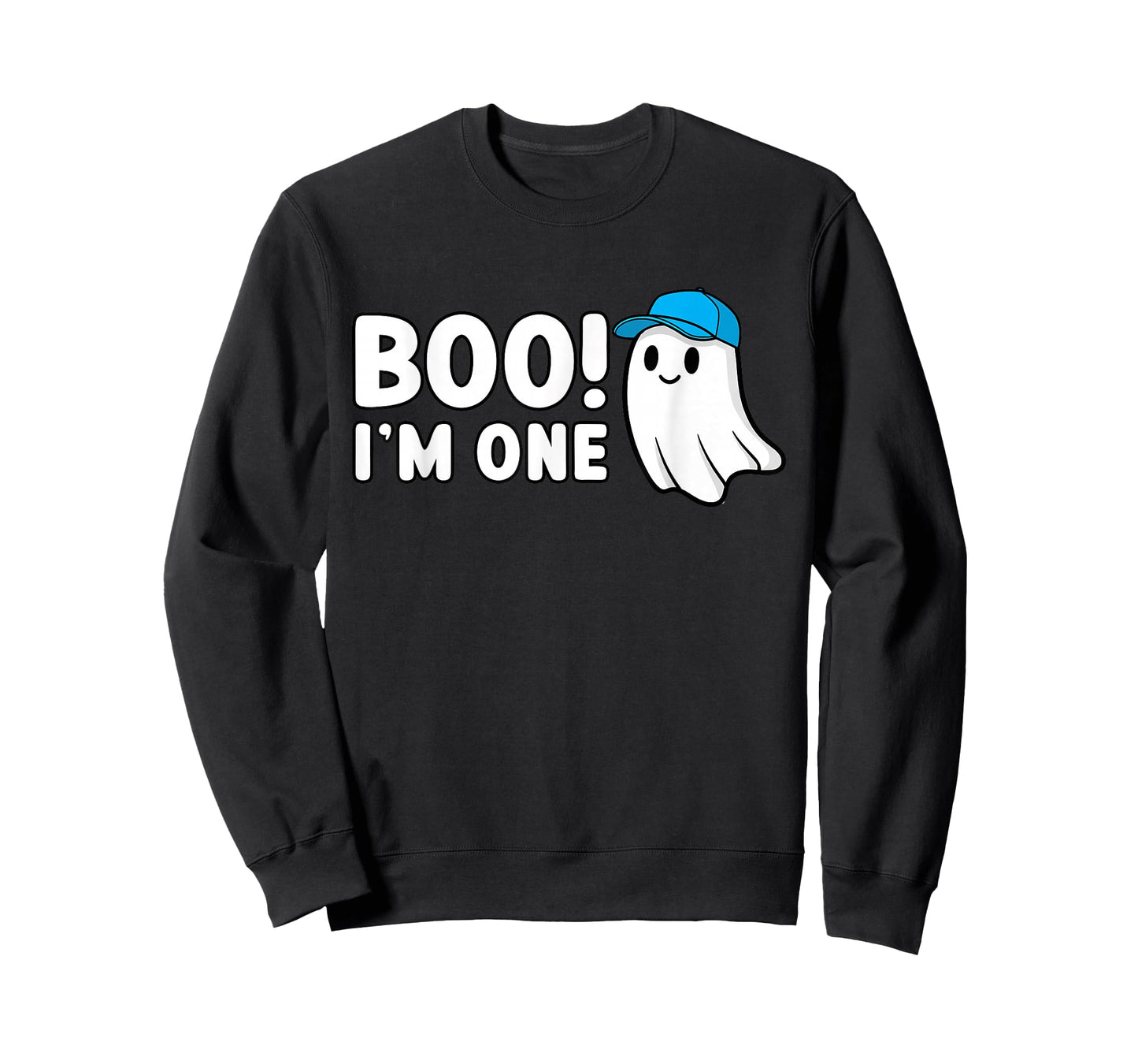 Boo Im One 1st Birthday 1 Year Old Boy Ghost Cute Halloween T-Shirt