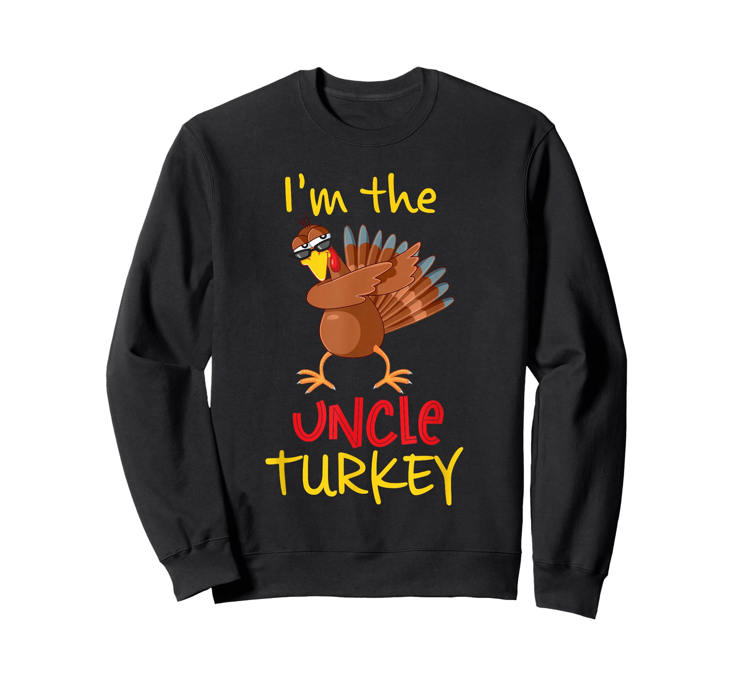 Funny Uncle Turkey Matching Family Group Thanksgiving Party T-Shirt