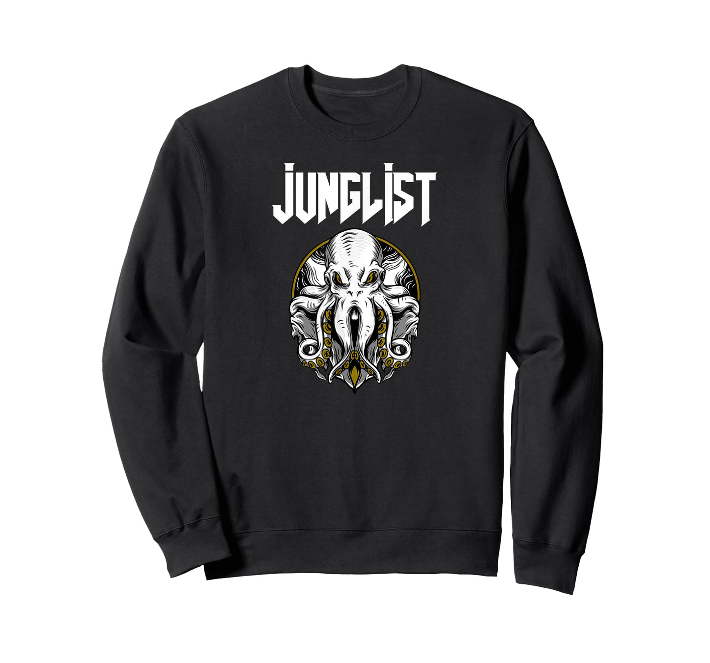 Junglist Octopus DnB Rave Drum and Bass Squid T-Shirt