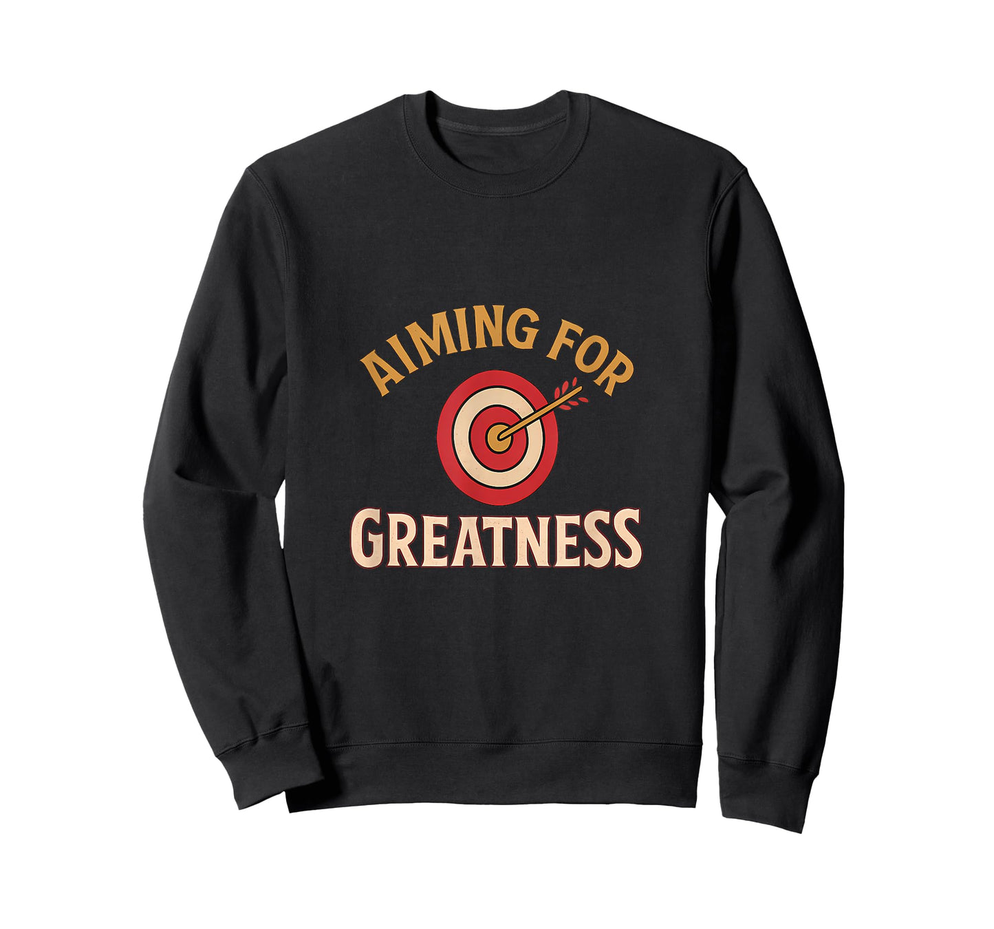 Aiming for Greatness Bullseye Gaming Target Design T-Shirt