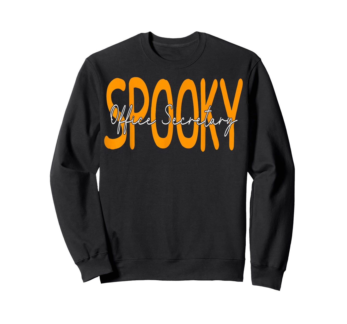 Office Secretary Spooky Halloween Funny School for Women T-Shirt
