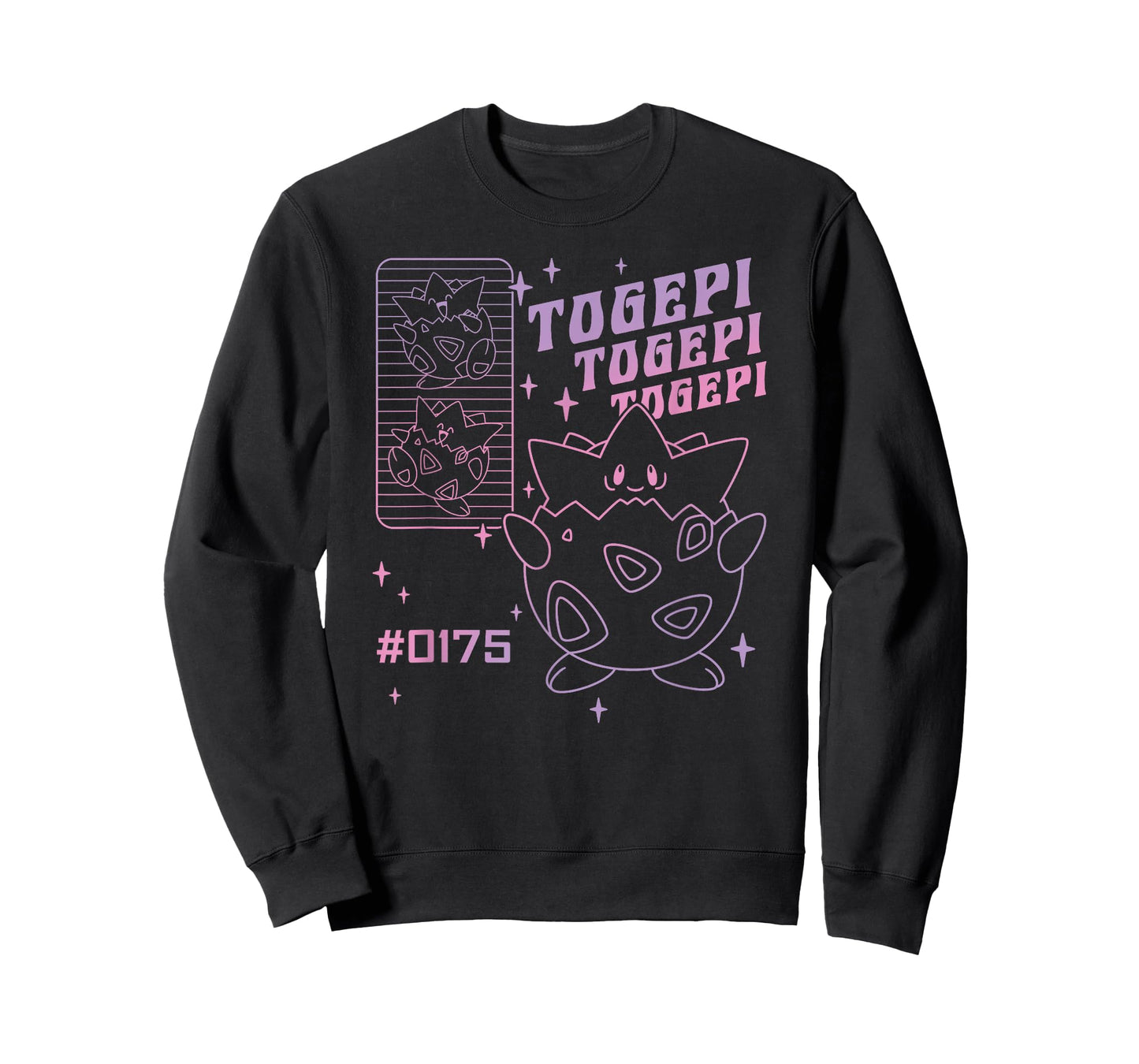 Pokémon Togepi Vintage Gradient Line Art T-Shirt