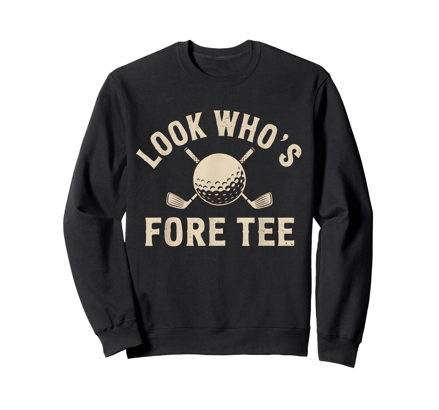 Golf 40th Birthday Pun Look Who’s Fore Tee Vintage Golfer T-Shirt