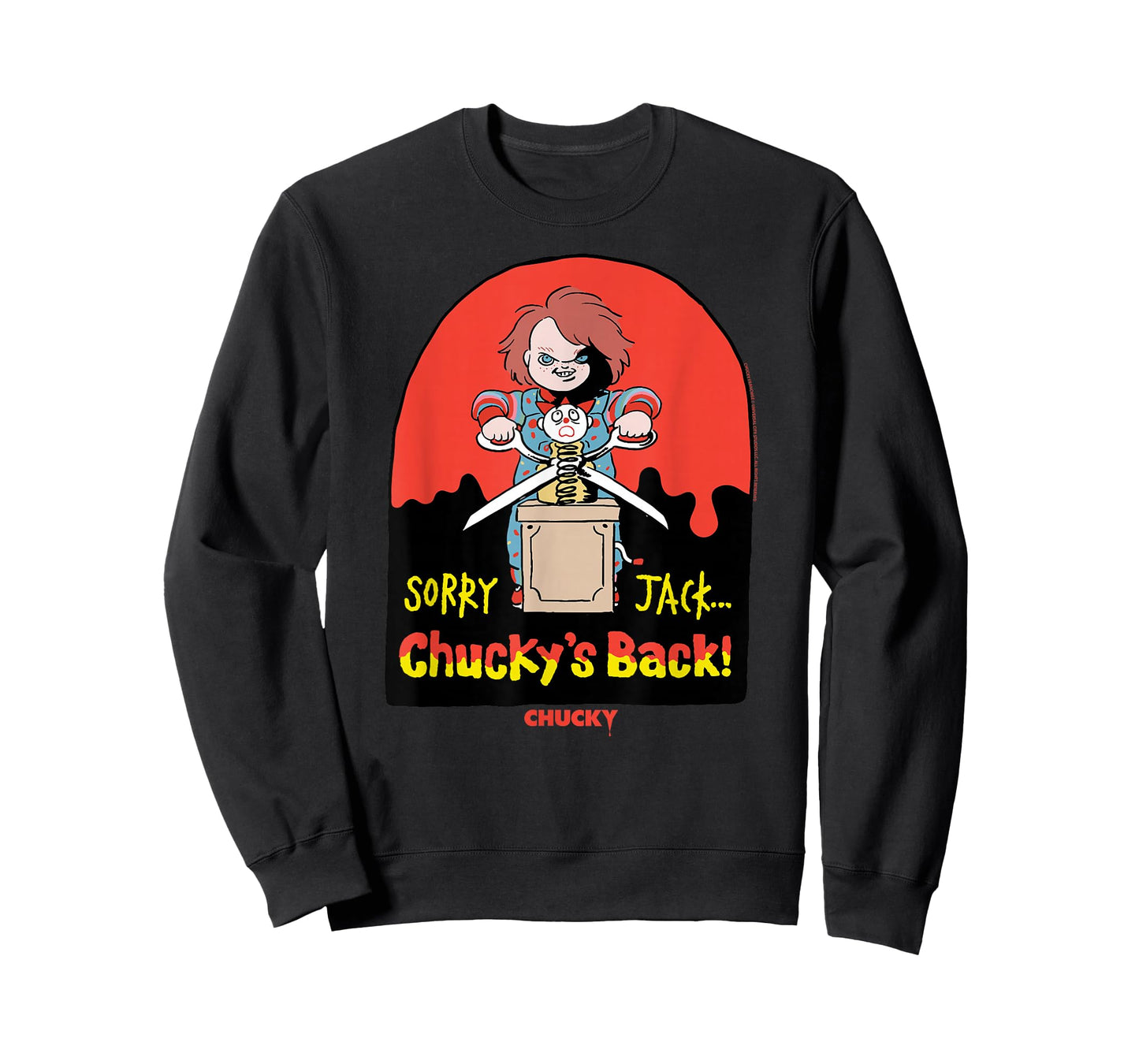 Chucky Sorry Jack Chucky’s Back Sinister Cartoon T-Shirt