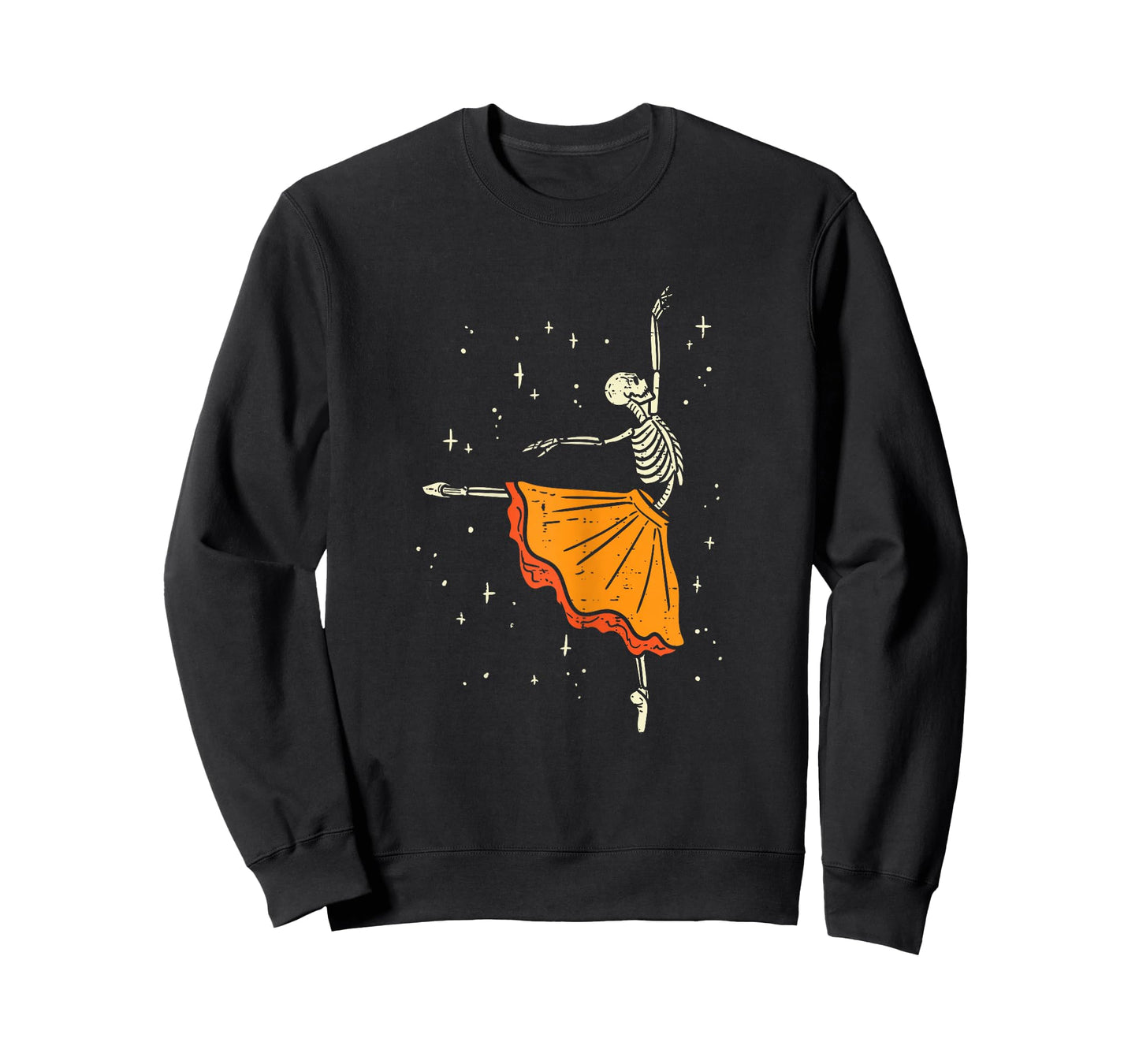 Dancing Skeleton Ballerina Ballet Dance Halloween Girl Women T-Shirt
