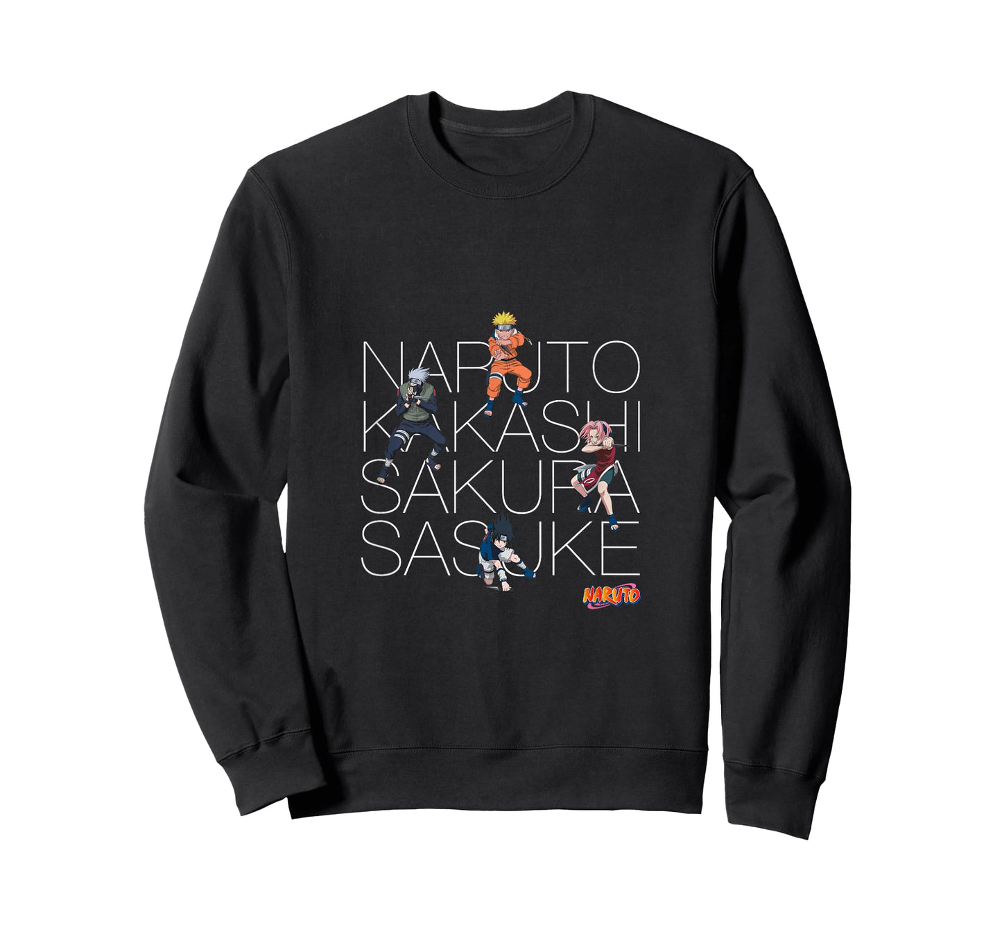 Naruto Classic Naruto Kakashi Sakura & Sasuke T-Shirt