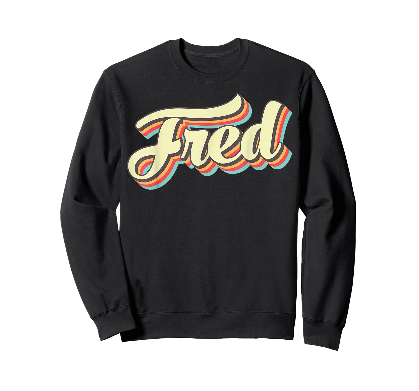 Fred TShirt Retro Art Baseball Font Vintage T-Shirt