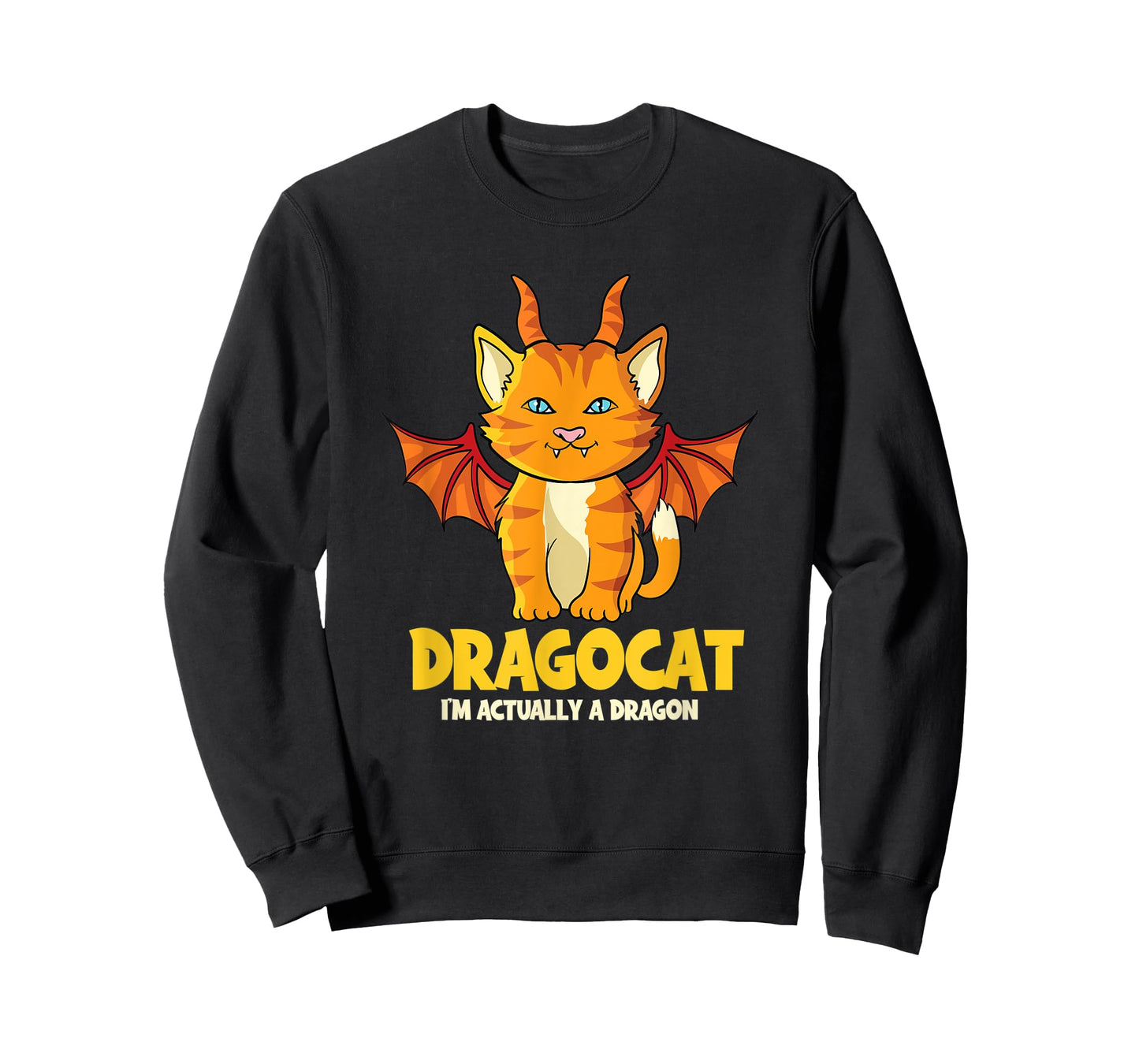 Dragocat Kitten Dragon Cat Halloween T-Shirt for Men Women Kids