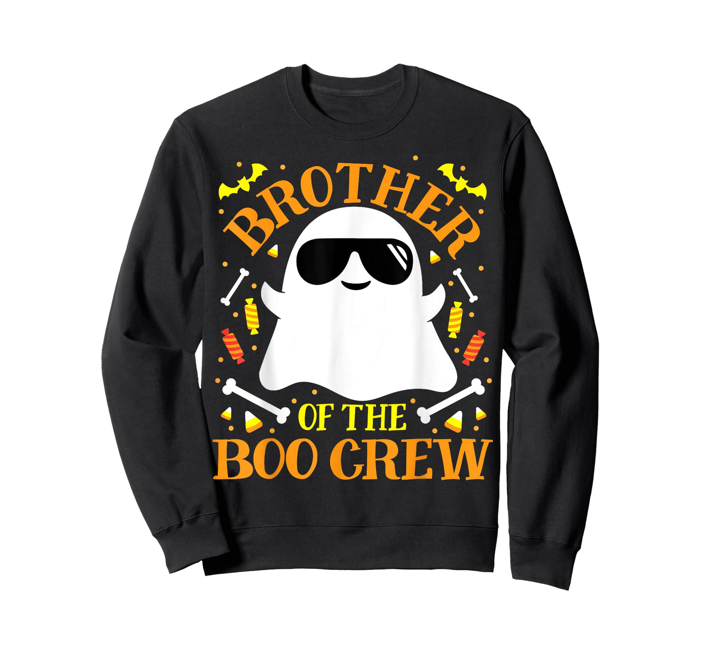 Brother Boo Crew Ghost Matching Family Set Boys Halloween T-Shirt