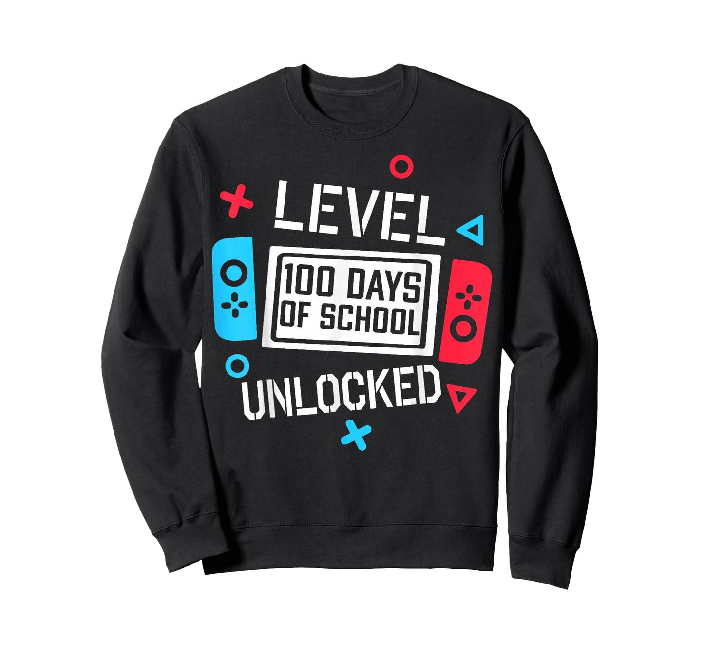 Level 100 Days Of School Unlocked Gamer Video Games Boys T-Shirt