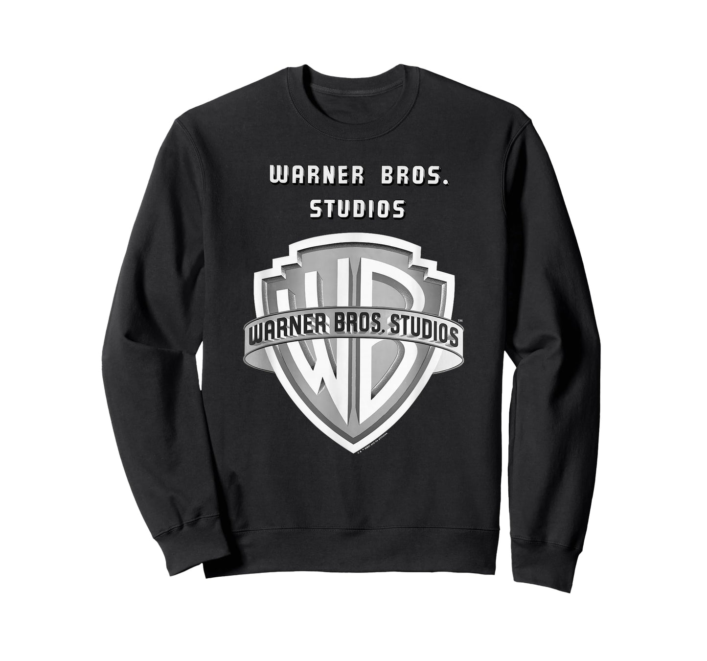 WB100 Warner Bros. Vintage Movie Studio Silver Logo T-Shirt