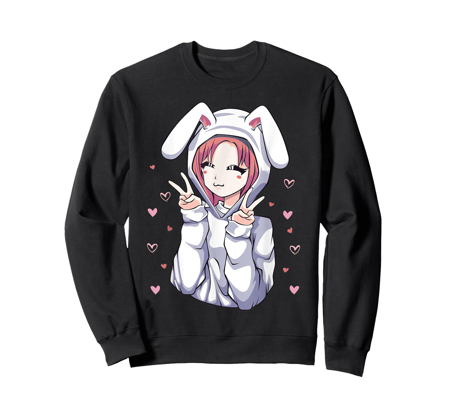 Anime Bunny Manga Girl Otaku for Teens T-Shirt