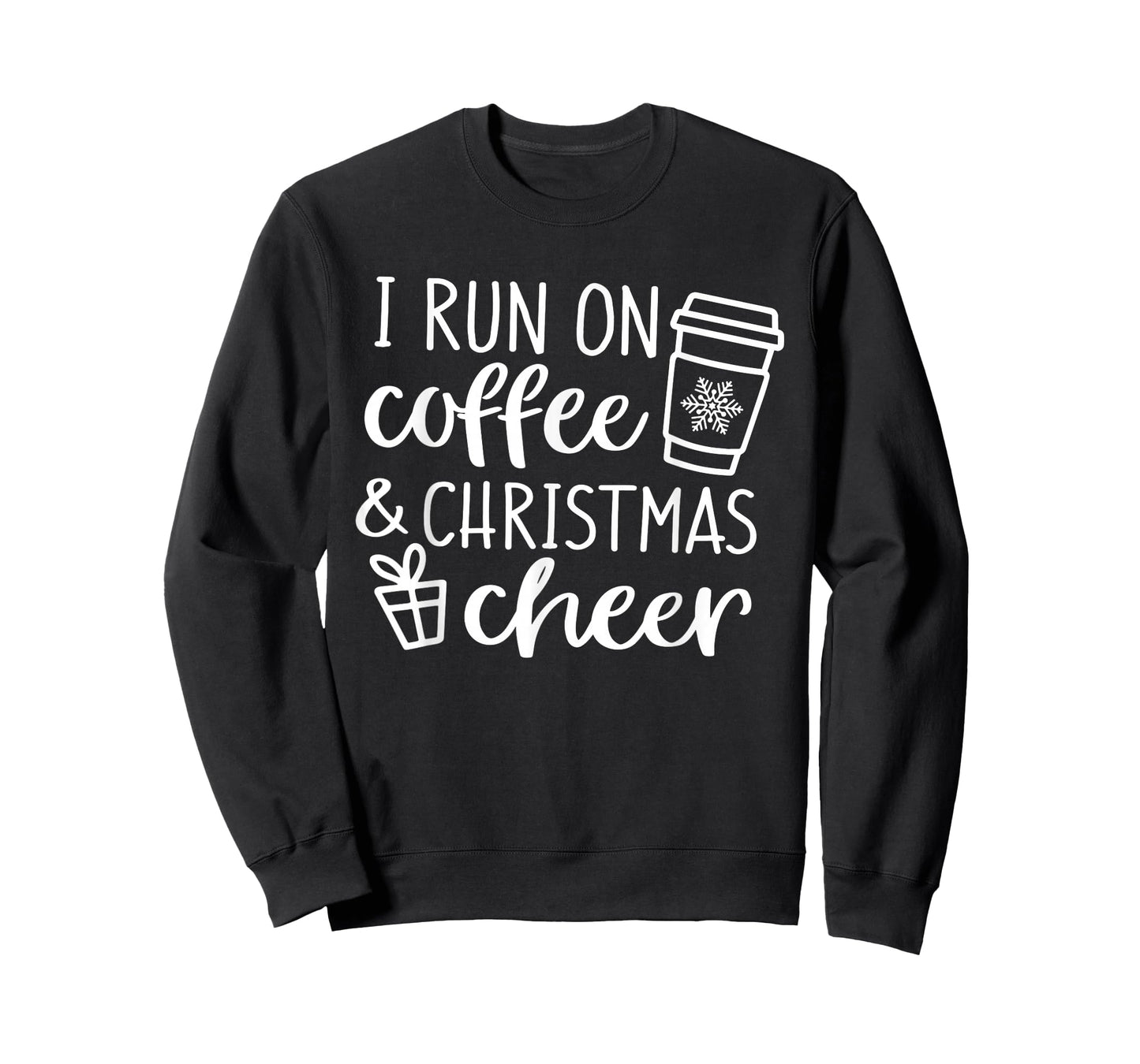 I Run On Coffee And Christmas Cheer T-Shirt
