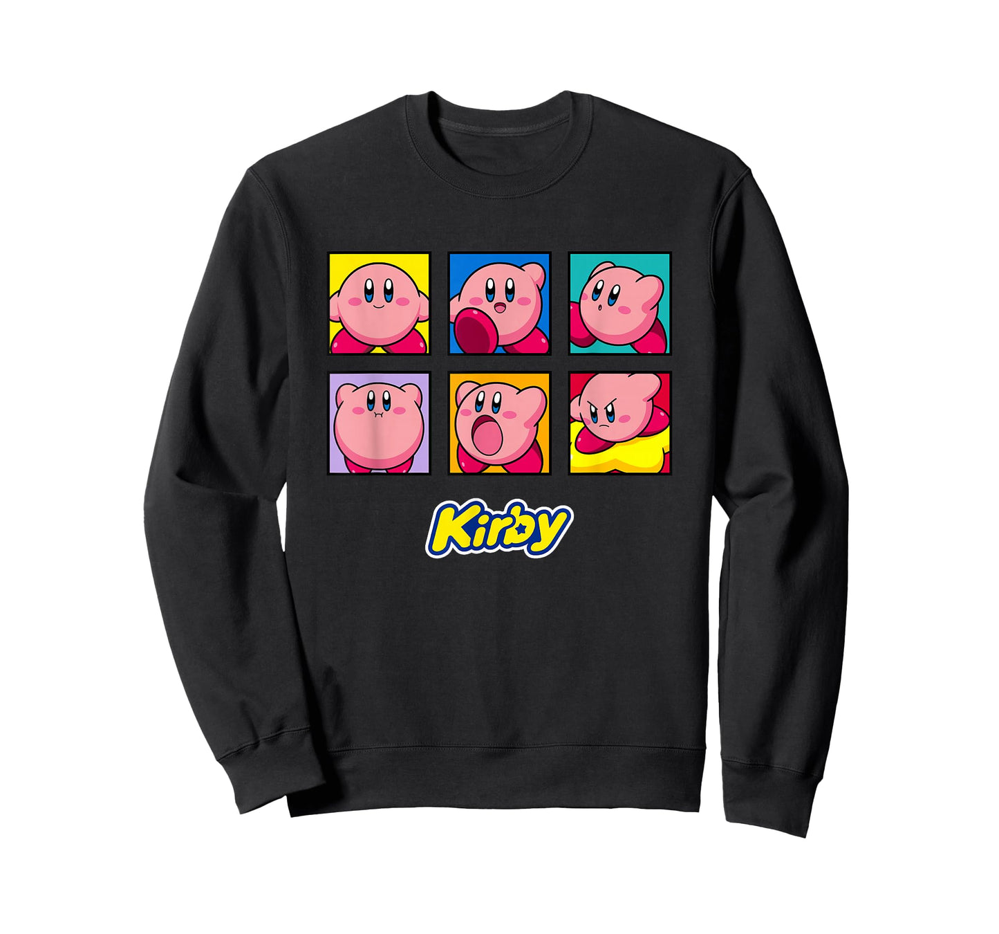 Kirby Emotions Color Portrait Box Ups T-Shirt