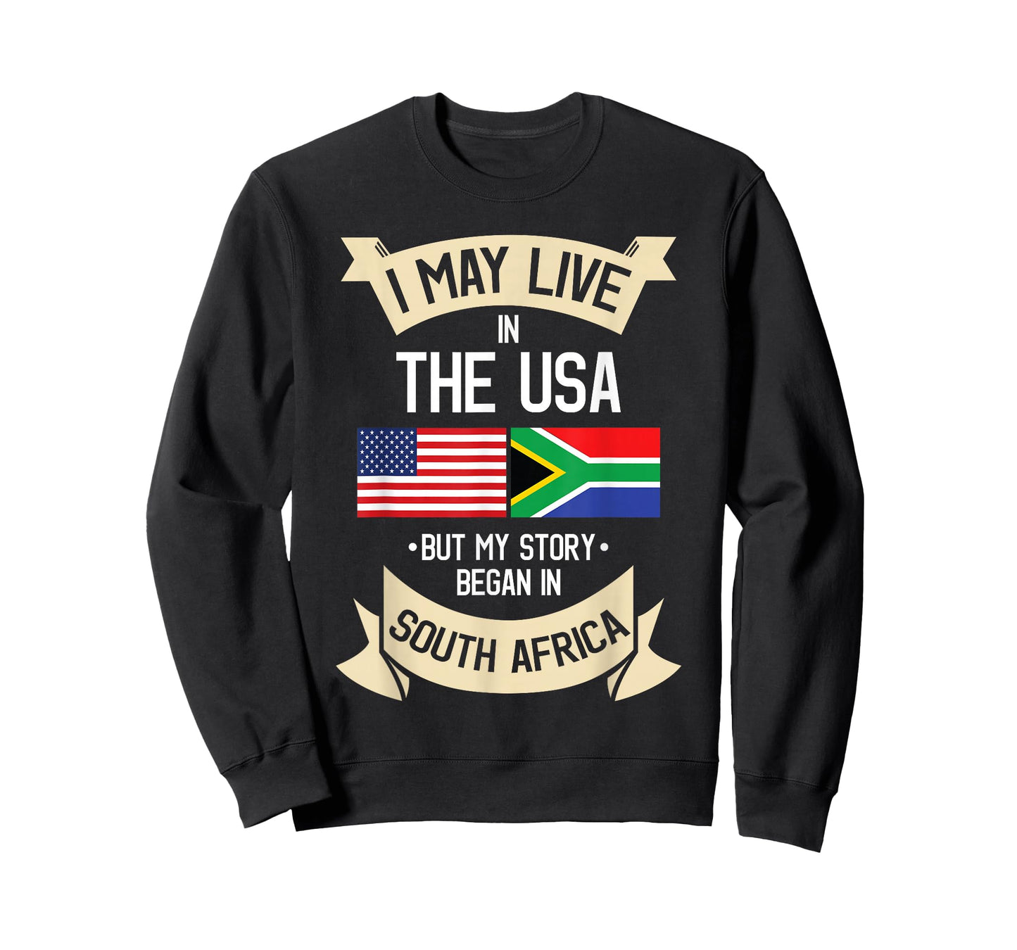 South Africa American Flag USA South African Roots Gifts Women Girls Kids Men T-Shirt