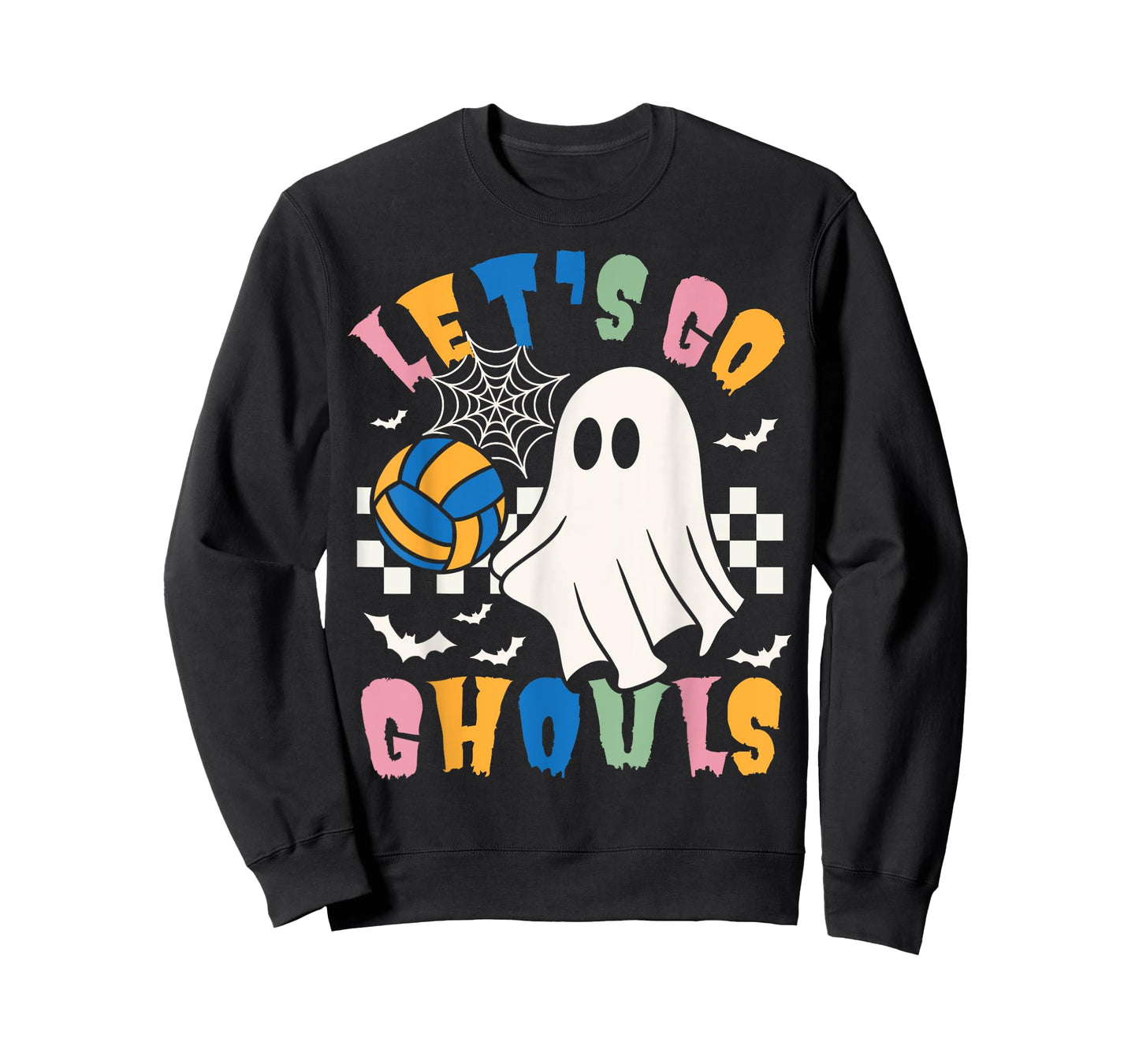 Funny Ghost Volleyball Halloween Costume Men Women & Kids T-Shirt