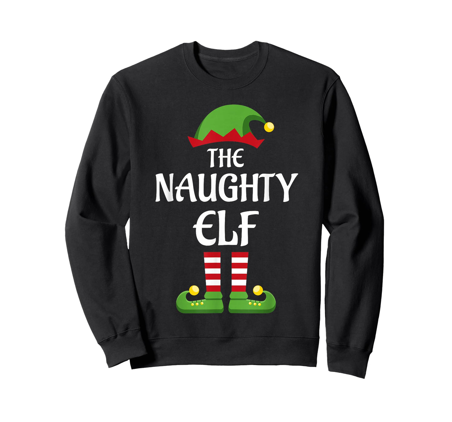 Naughty Elf Family Matching Group Christmas T-Shirt