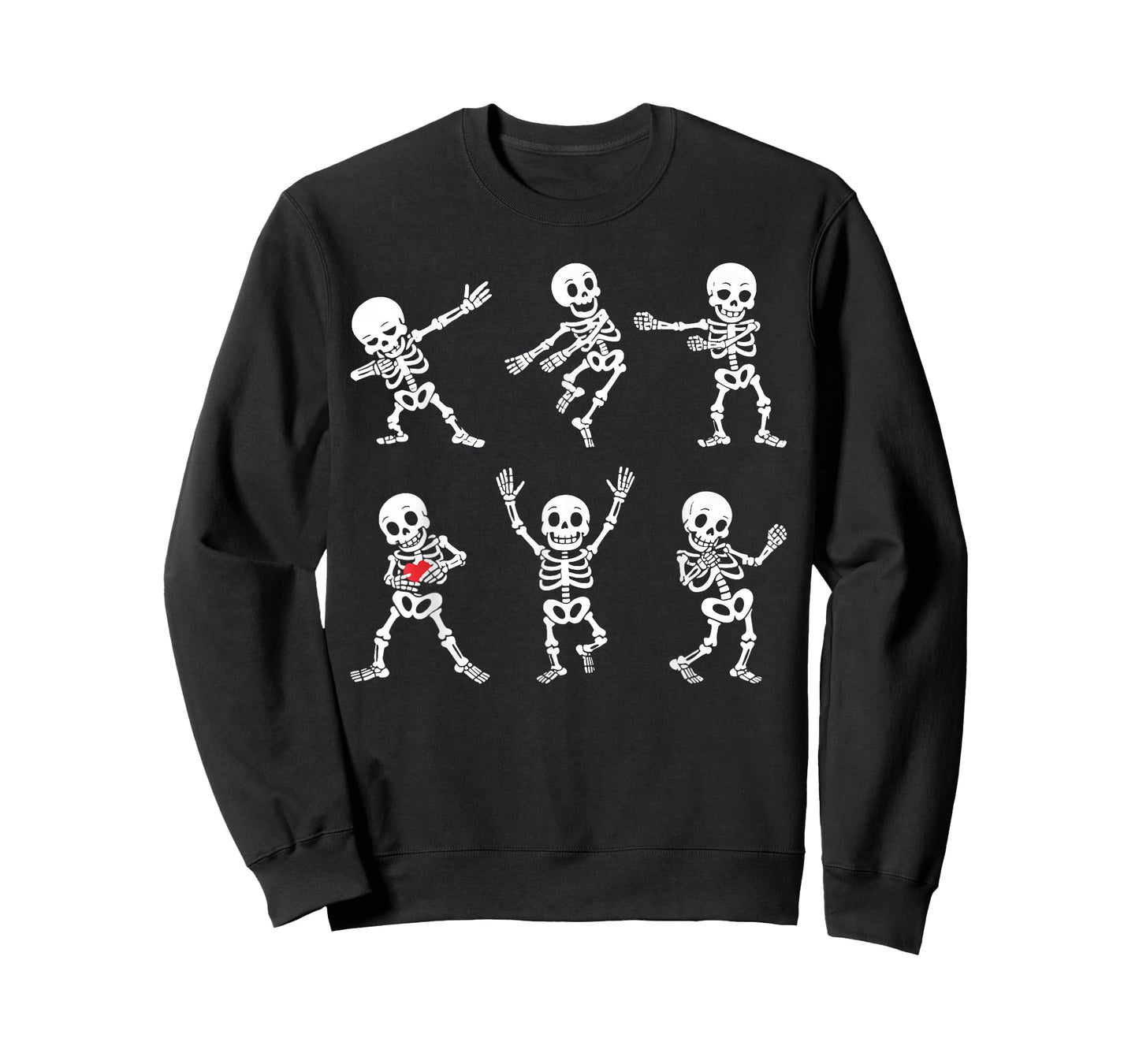 Dancing Skeleton Funny Halloween Costume Dab Dance Boys Kids T-Shirt