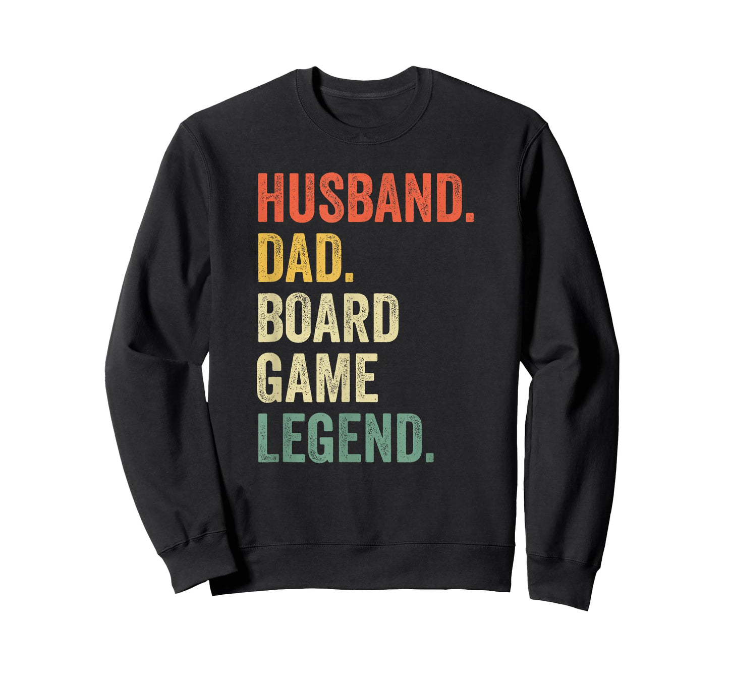 Husband Dad Board Game Night Legend Funny Father Vintage T-Shirt