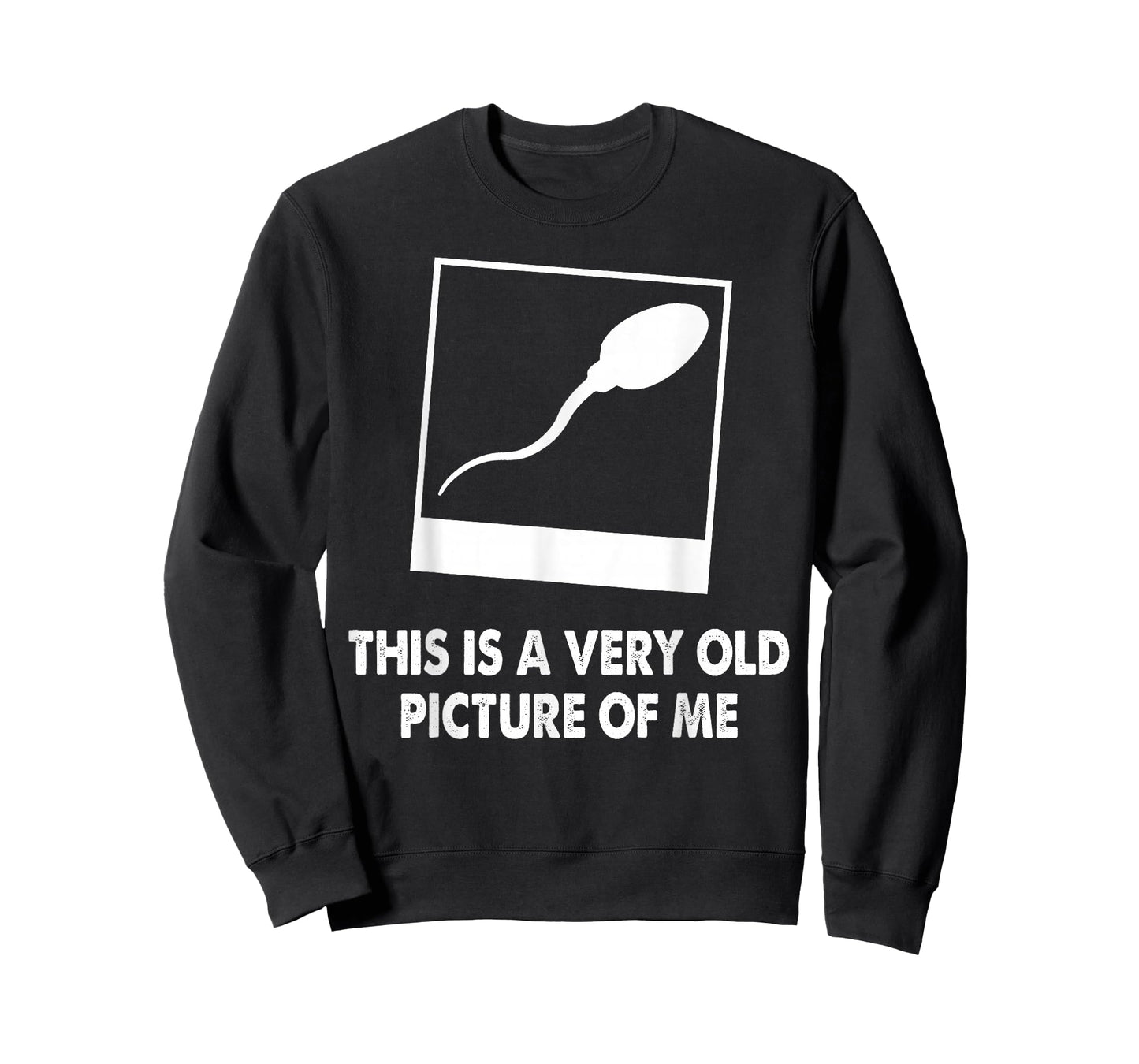 This Is A Very Old Picture Of Me Funny Sperm Novelty Gift T-Shirt