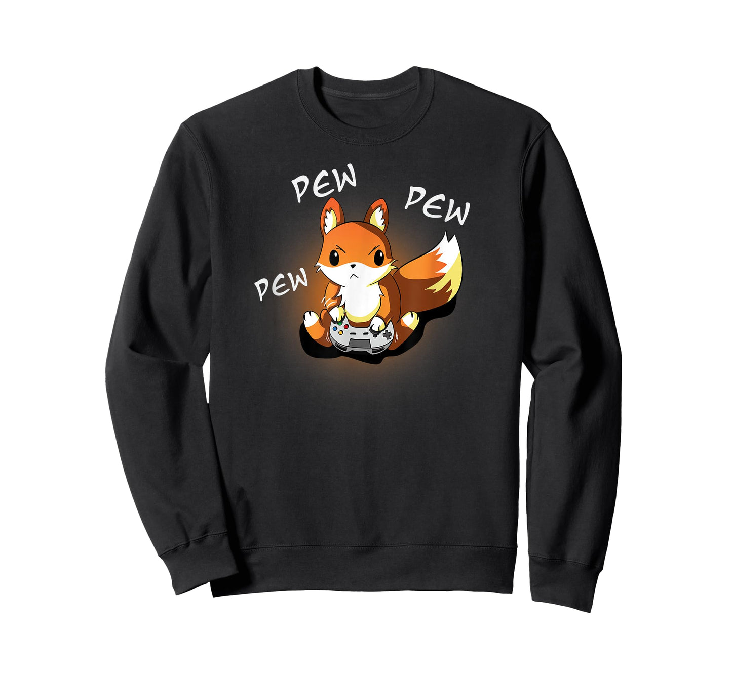 Angry Gamer Fox, Kawaii Funny Cute Gaming Design T-Shirt