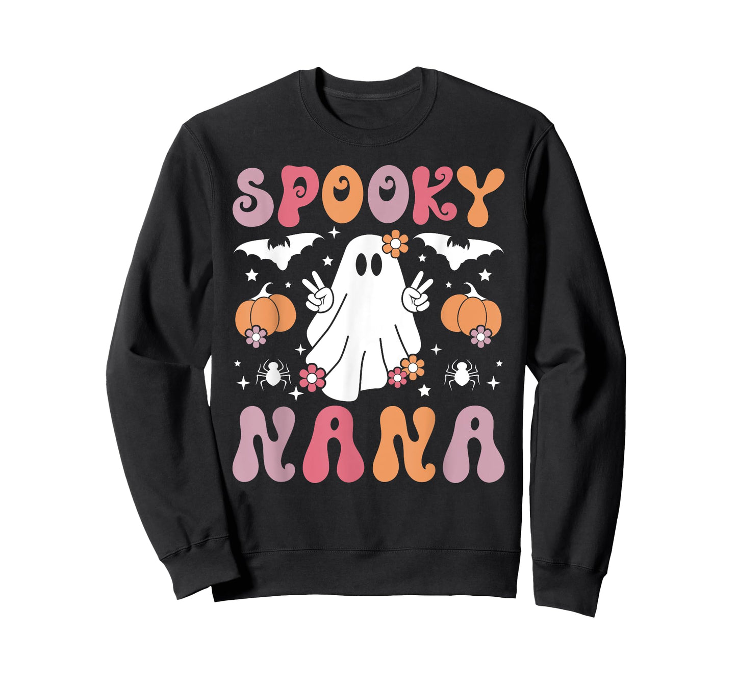 Spooky Nana Grandmother Halloween Nana Grandma T-Shirt