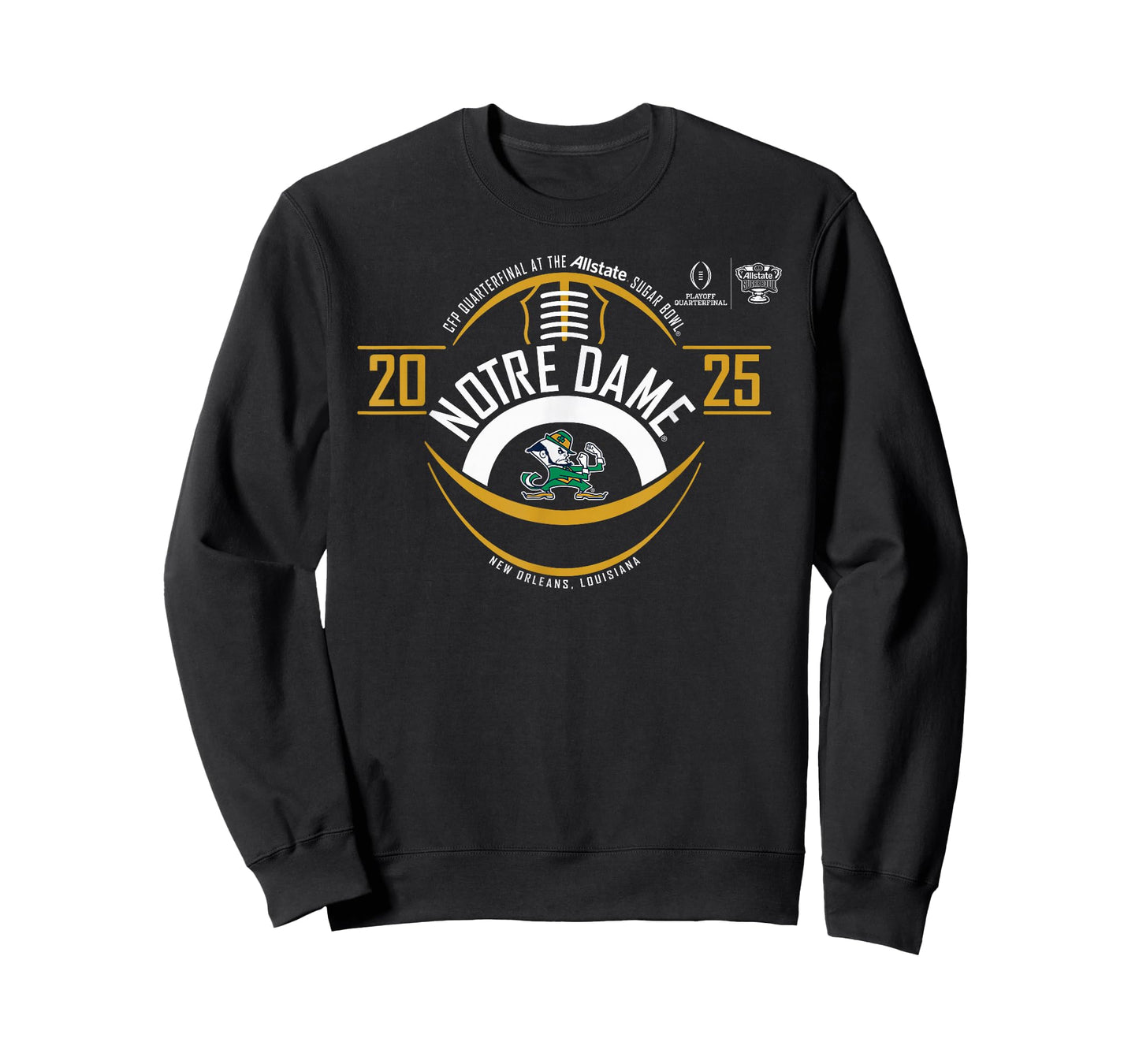 Notre Dame Fighting Irish Sugar Bowl CFP 2024-2025 Football T-Shirt