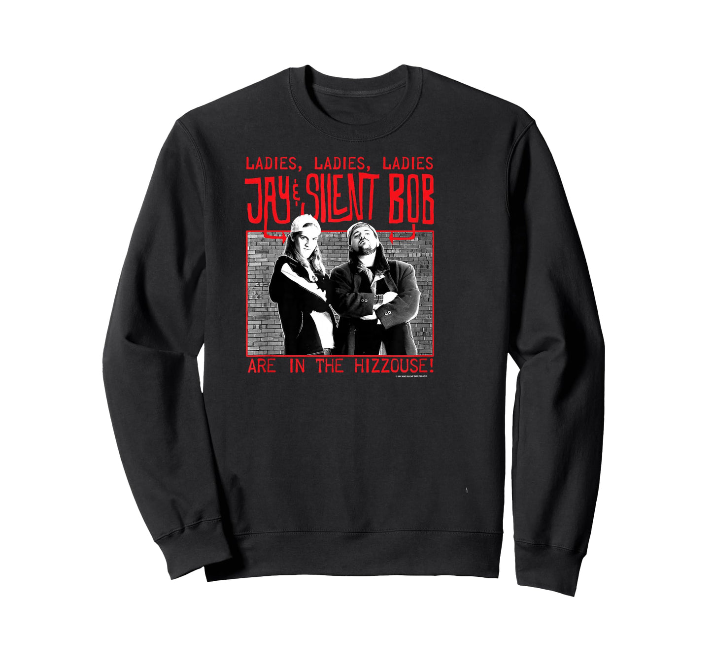 Jay and Silent Bob Are In The Hizzouse! Brick Poster T-Shirt