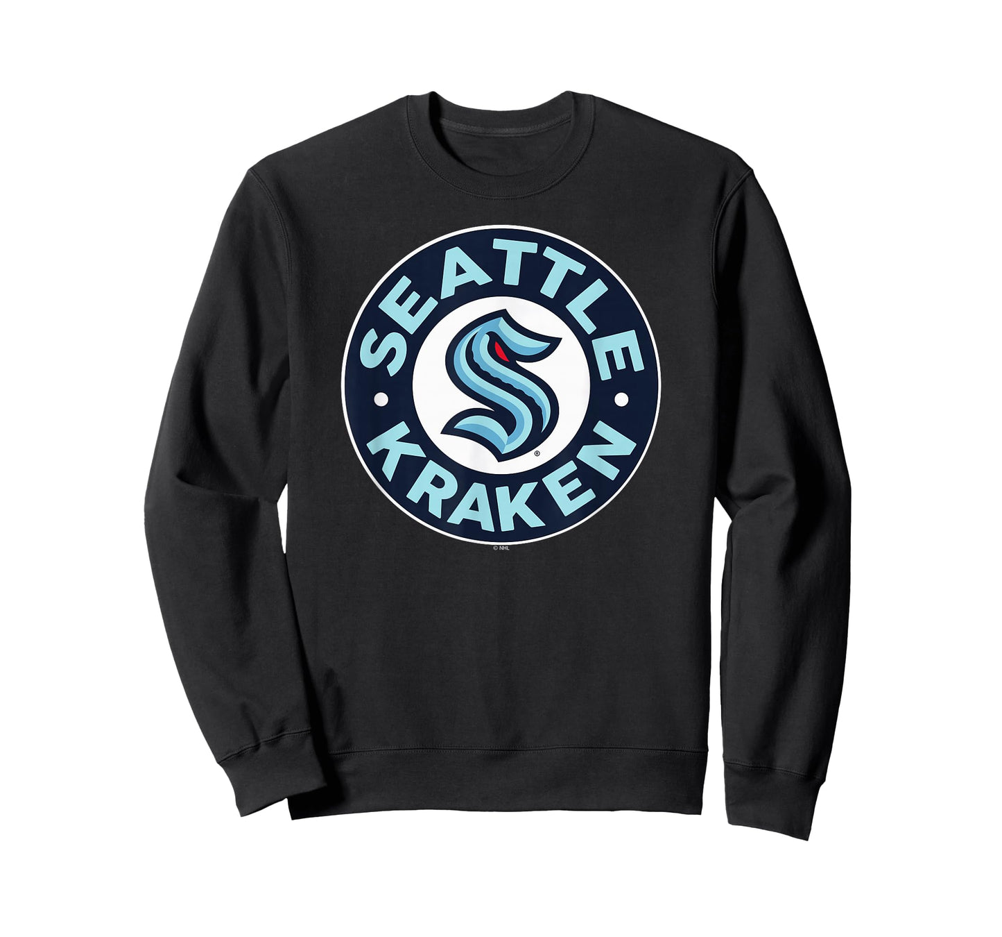 Seattle Kraken Symbol Black Officially Licensed T-Shirt
