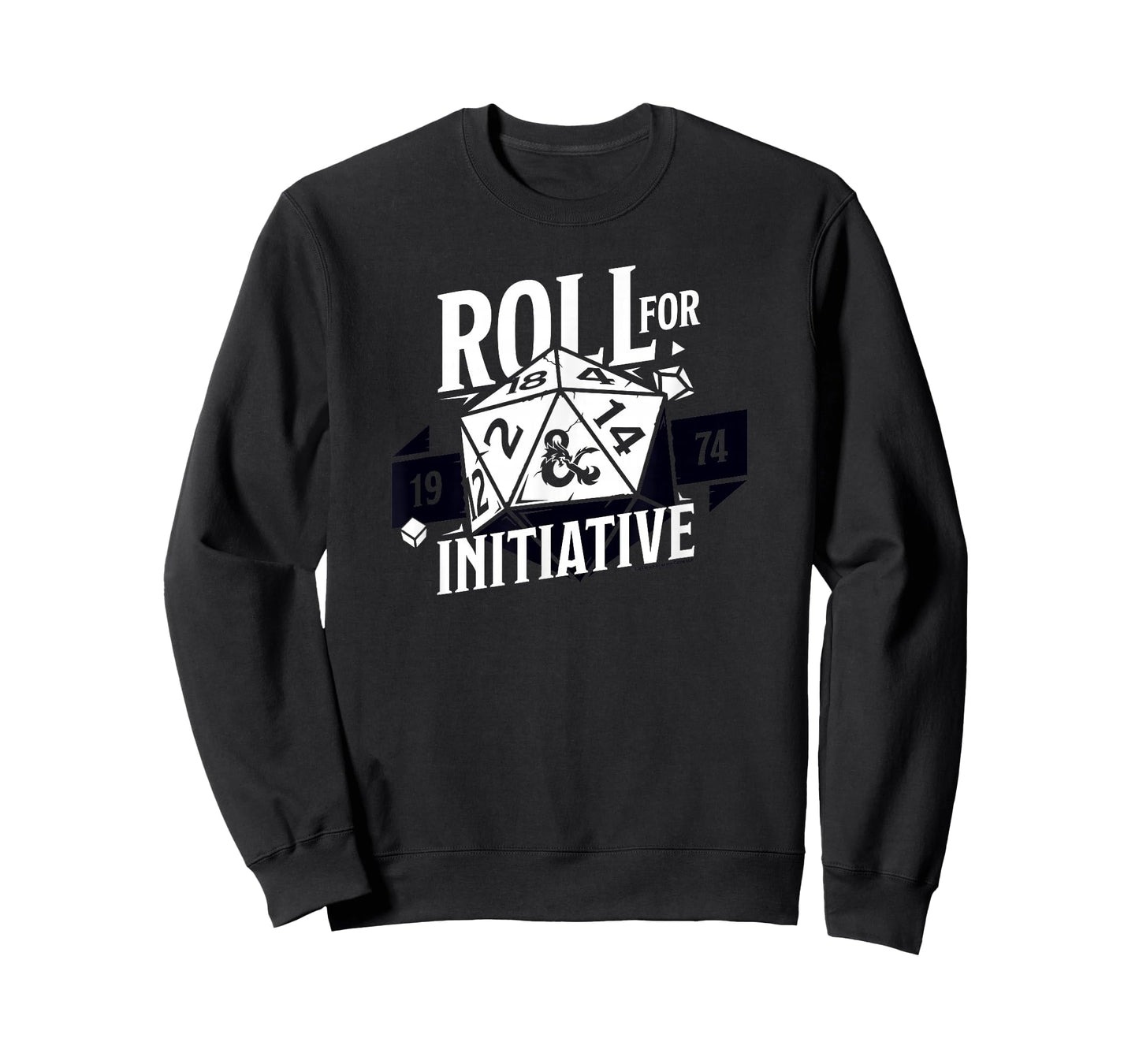 Dungeons & Dragons Roll For Initiative 1974 Text Logo T-Shirt