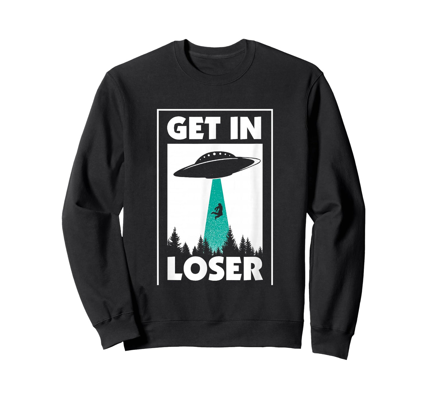 Funny Get In Loser Alien T-Shirt Aliens Extraterrestrial tee T-Shirt