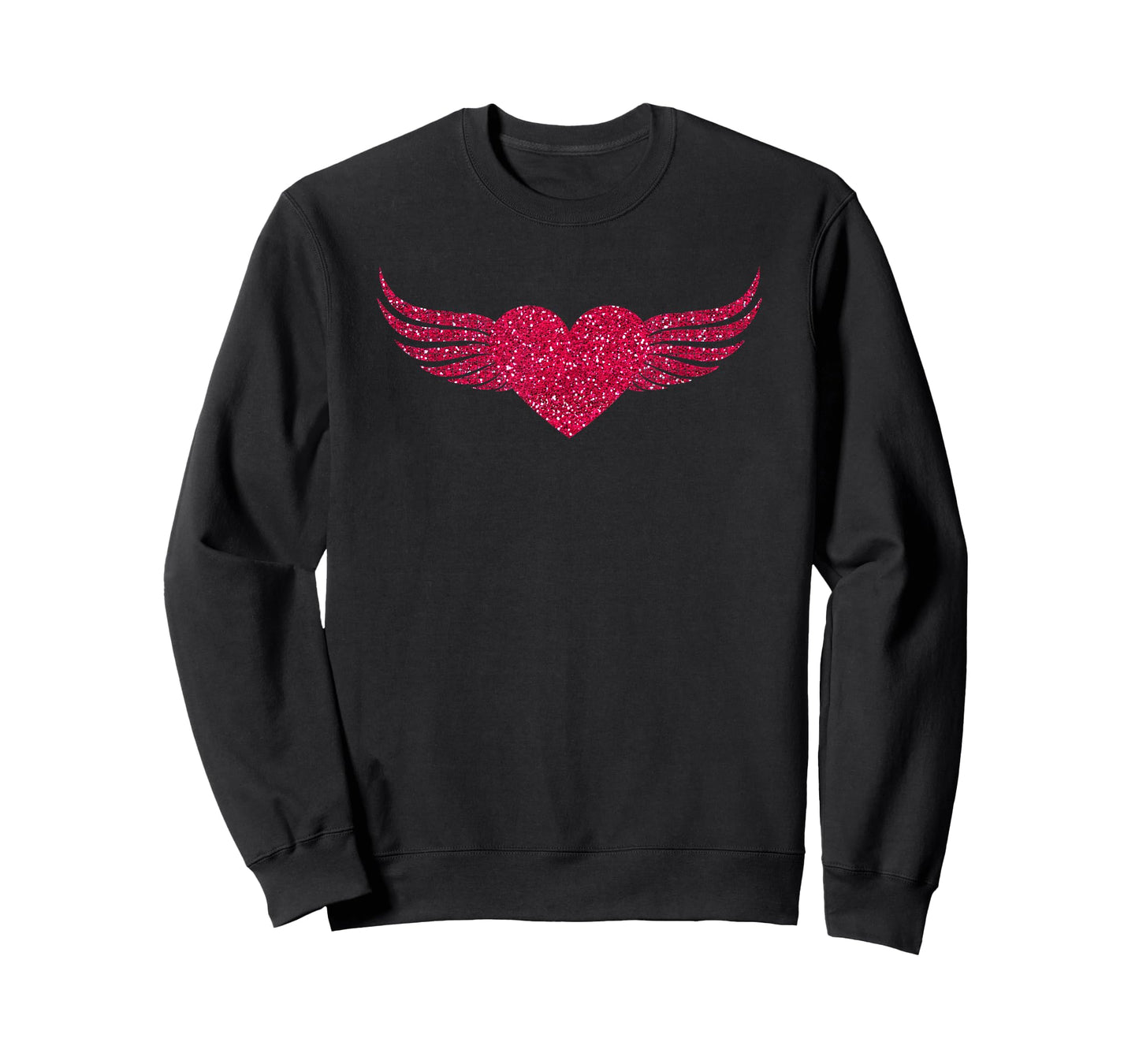 Cool Pink Angel Wings Heart T-Shirt