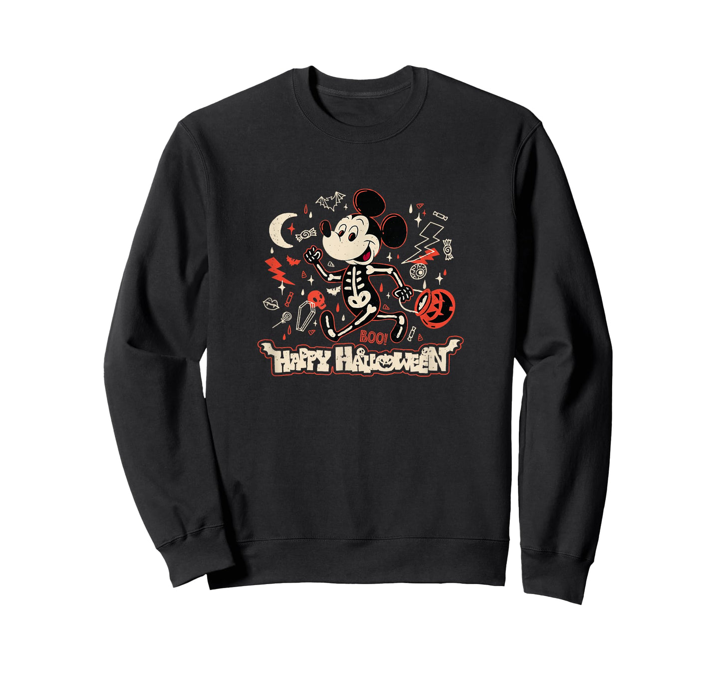 Disney Mickey And Friends Halloween Boo! Skeleton Costume T-Shirt
