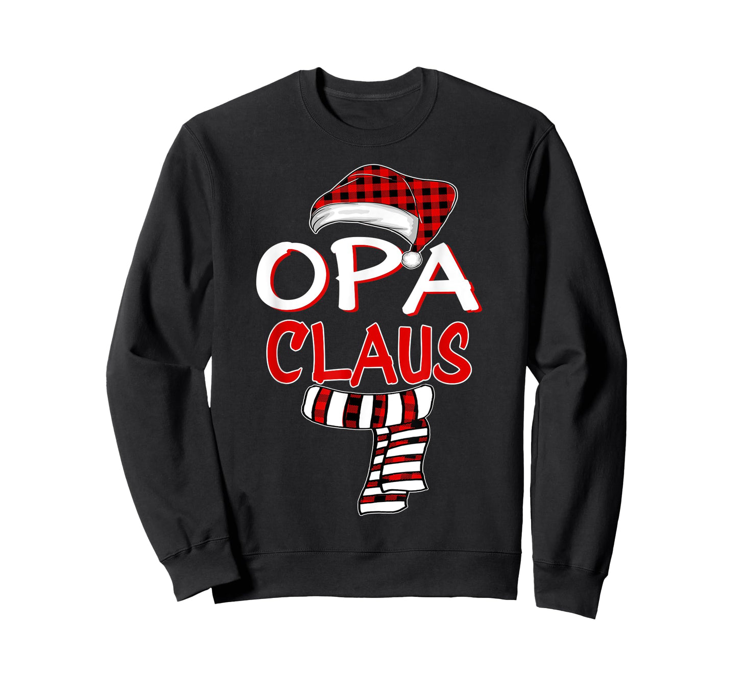 GrandPa Christmas Santa Claus Red plaid Shirt, Opa Claus T-Shirt