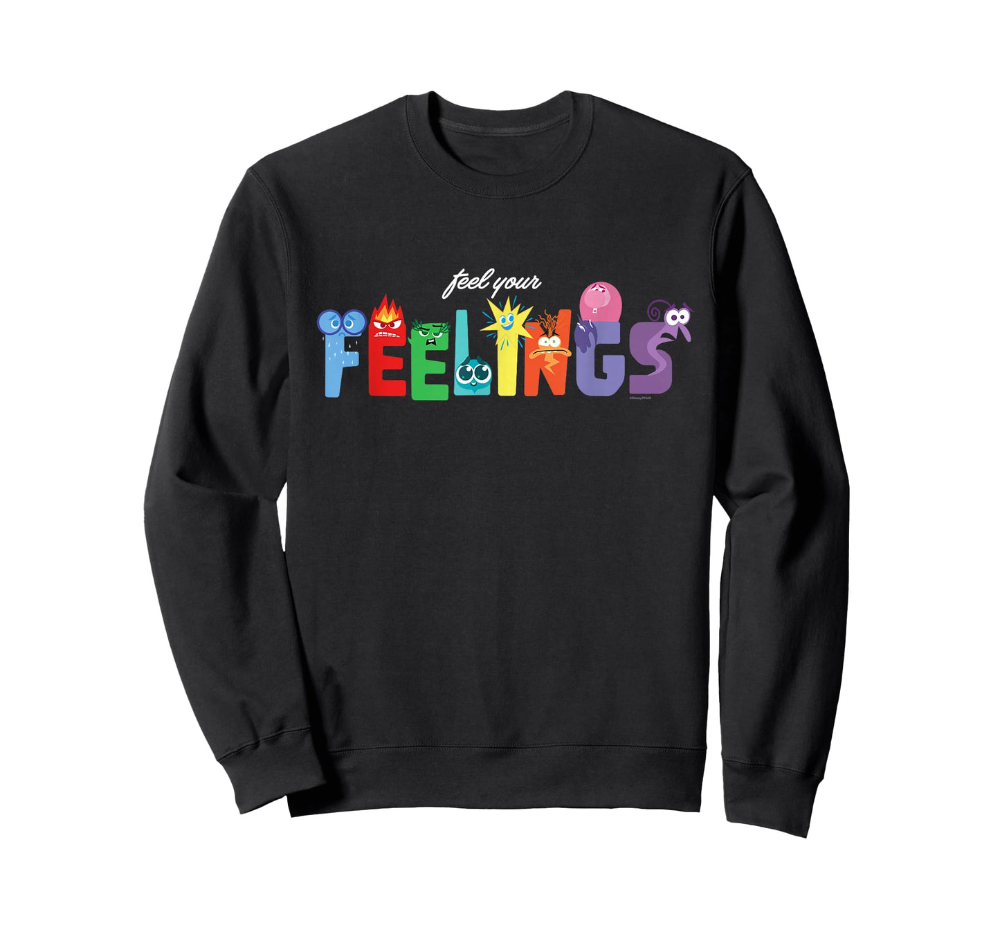 Disney and Pixar’s Inside Out 2 Emotions Feel Your Feelings T-Shirt